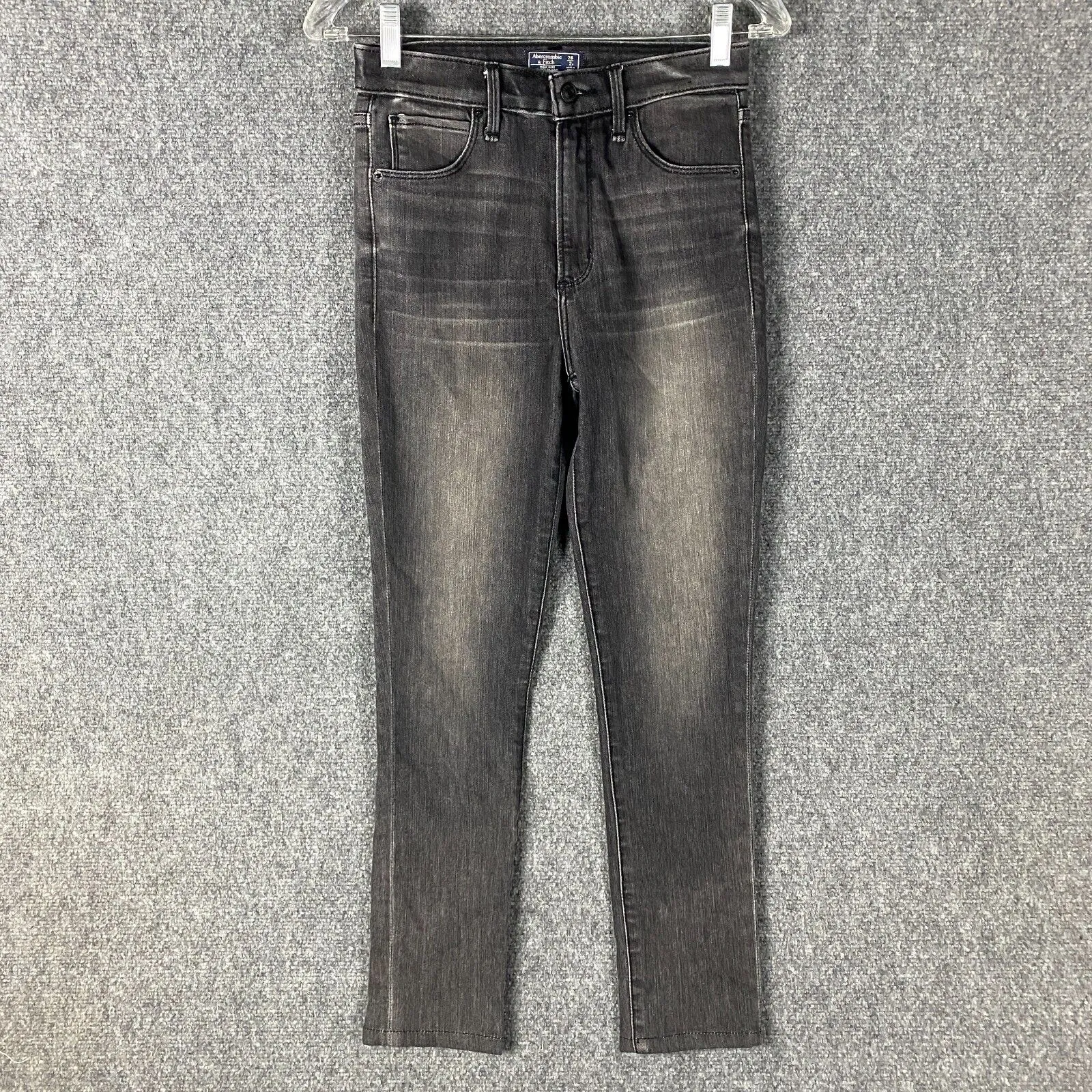 Abercrombie & Fitch High Rise Super Skinny Jeans Women's 2R / 26 Denim Stretch