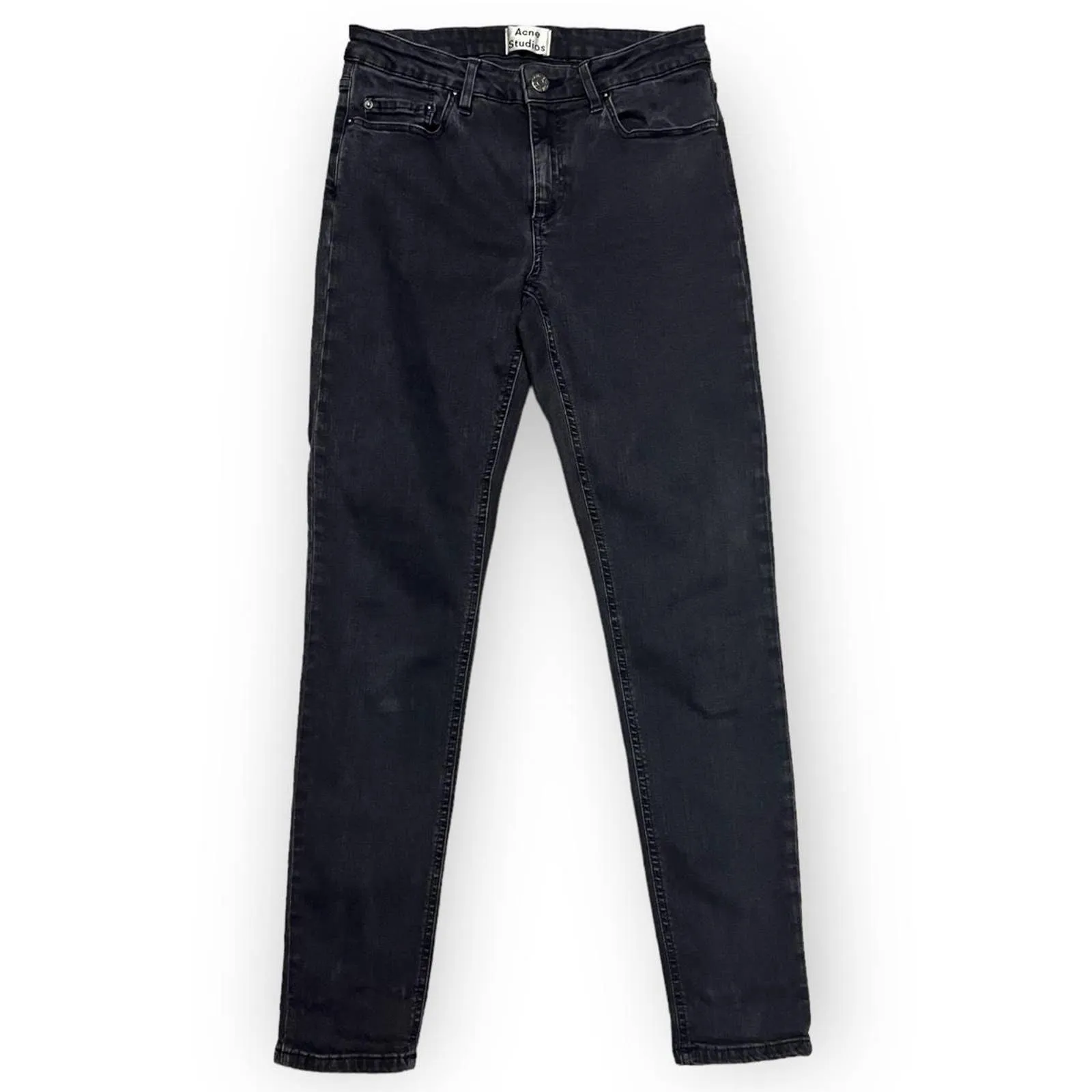 Acne Studios Mid-Rise Skinny Leg Luxury Designer Denim Jeans