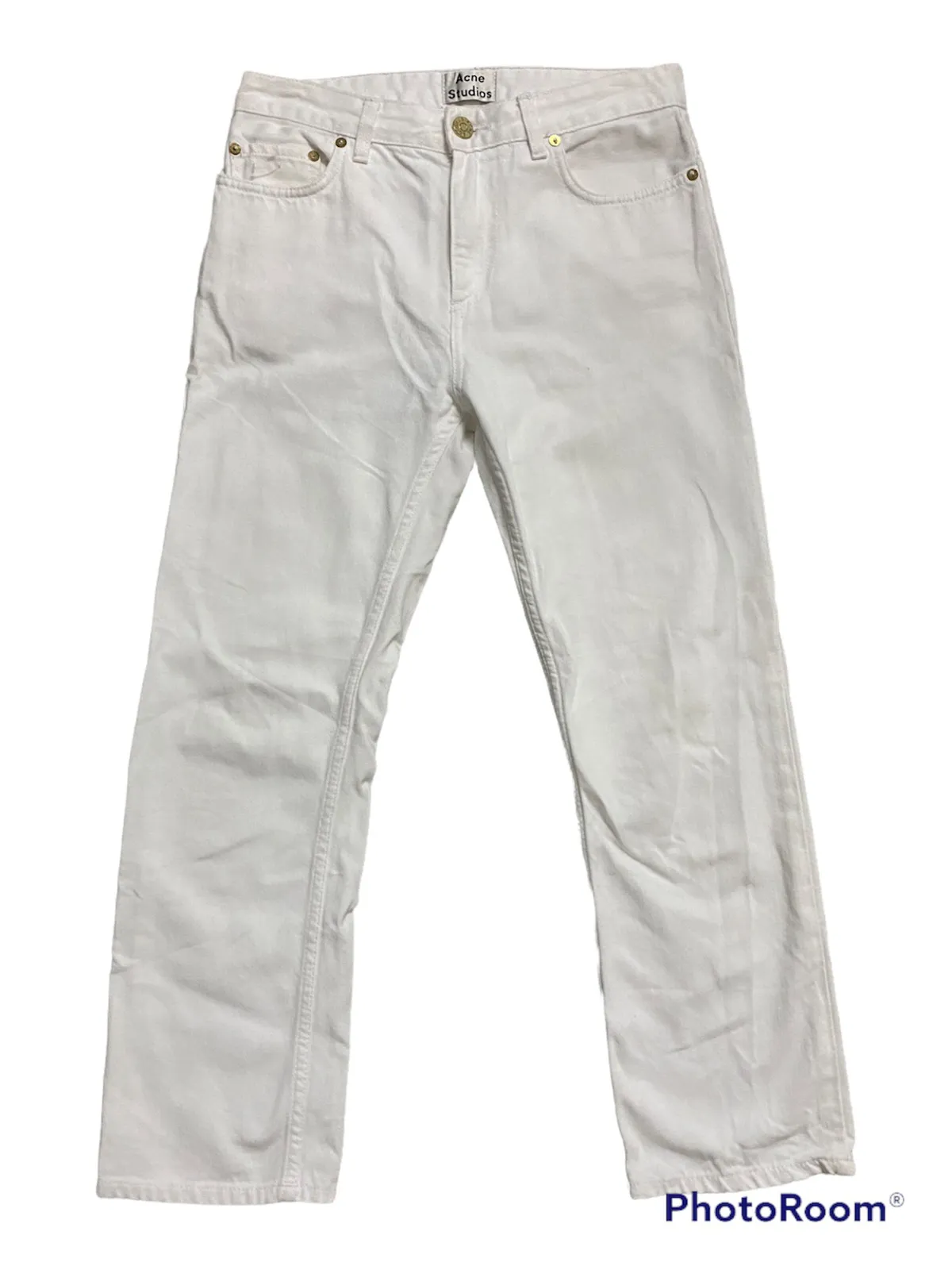 Offer‼️Vintage Acne Studios Pop White Denim Jeans