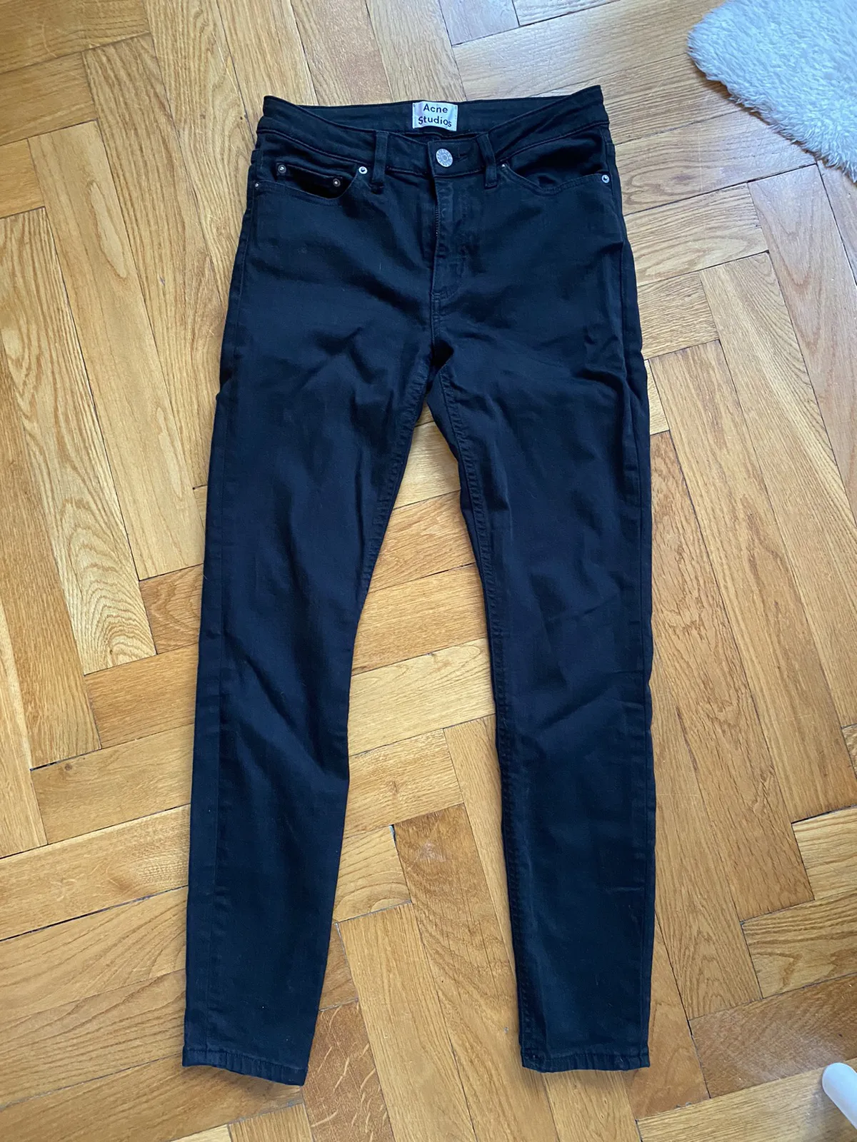 Acne Studios skin 5 black jeans