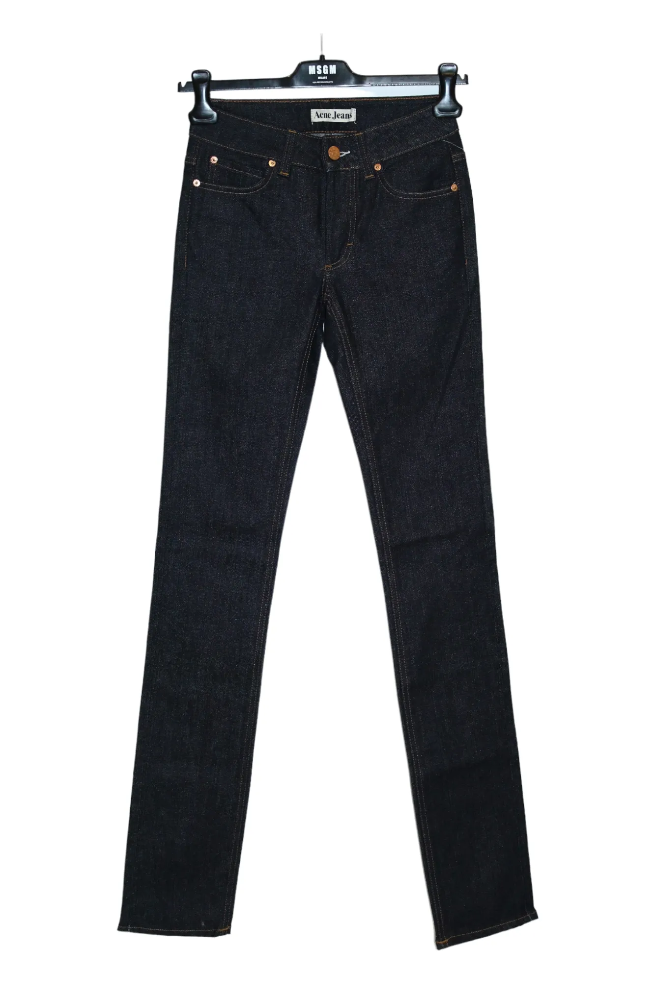 Acne Studios HEX DC Tight Raw Denim Super Skinny Jeans