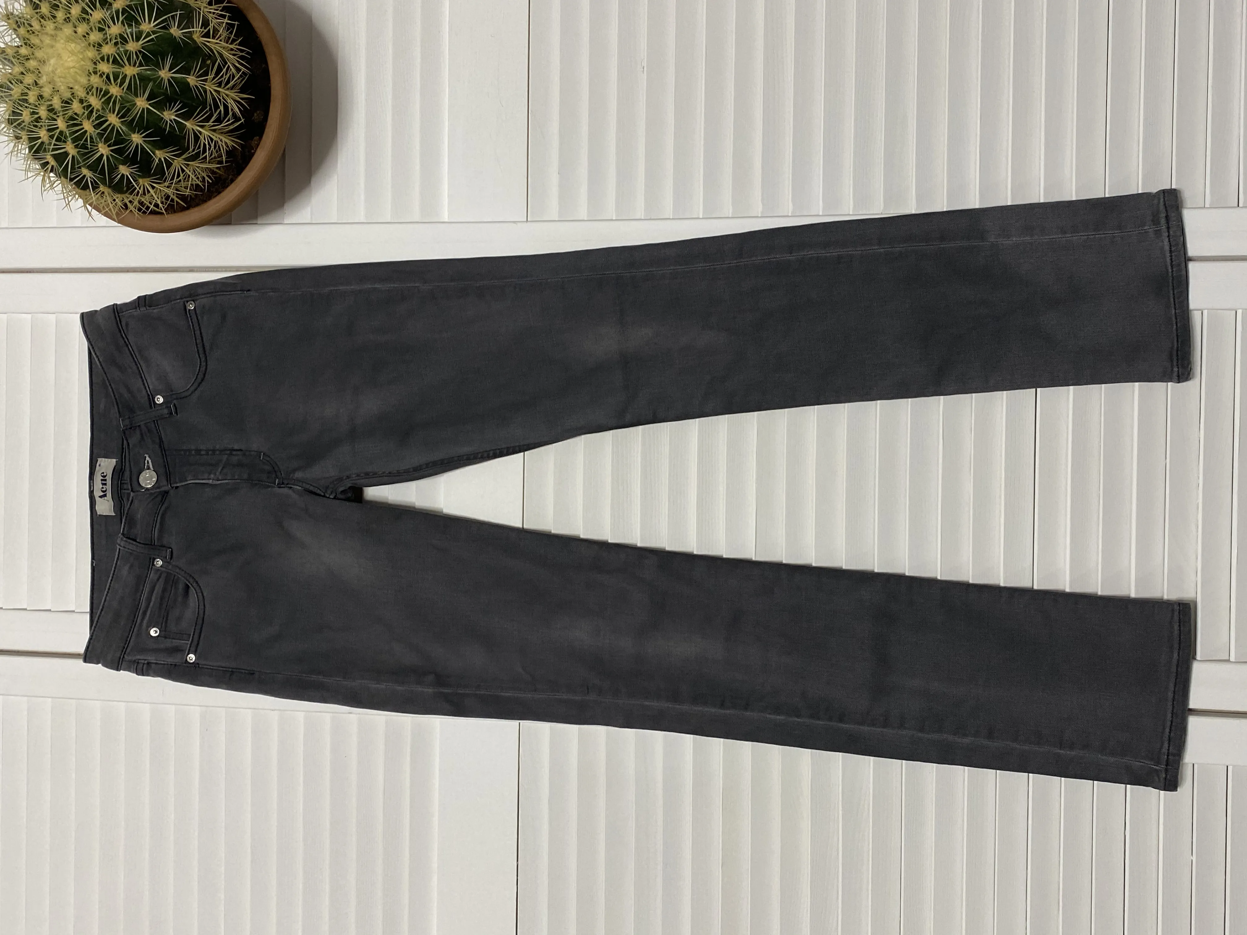 Acne Studios Washed Super Gray Jeans