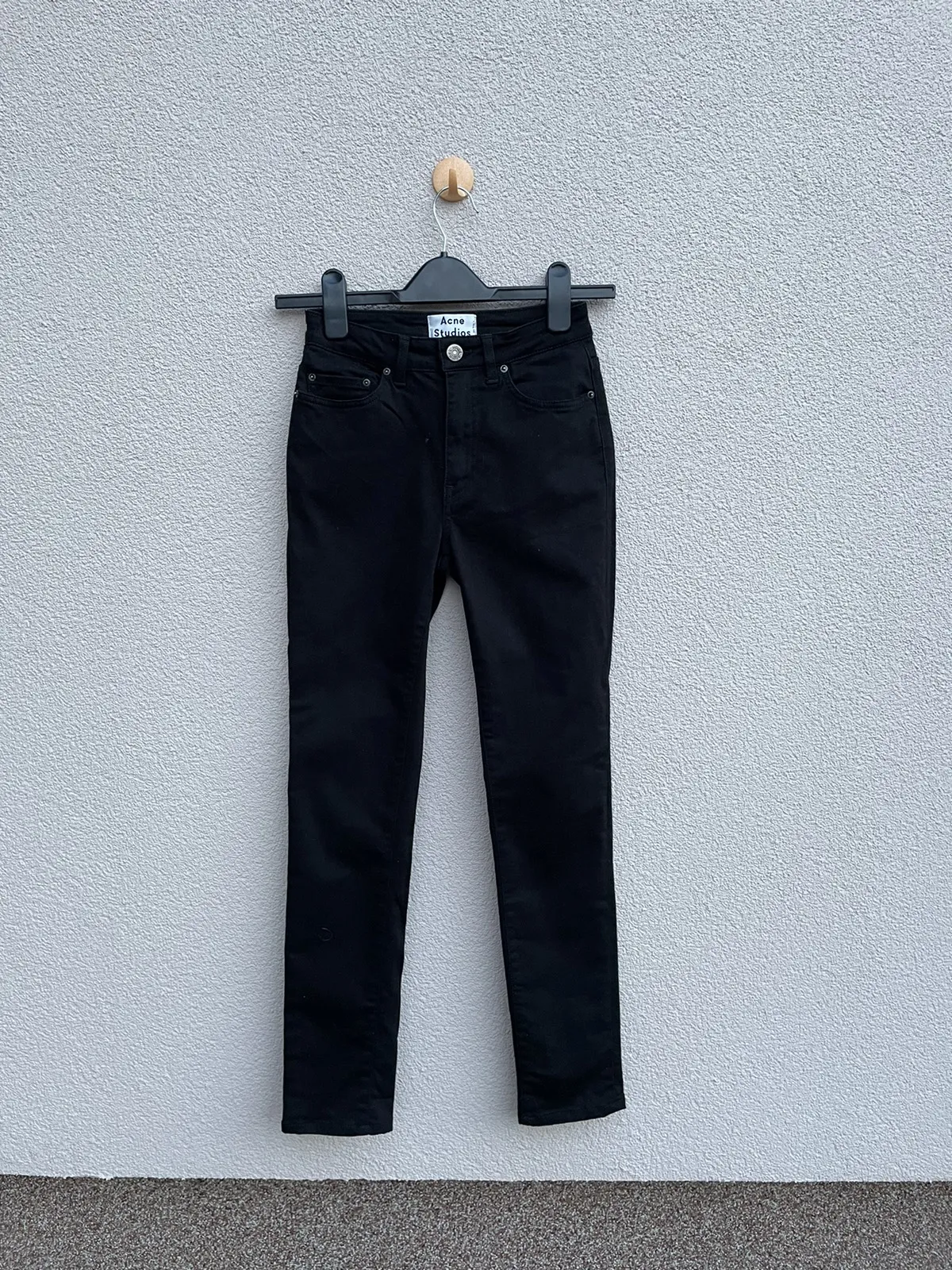 Acne Studios Pin Black Skinny Jeans