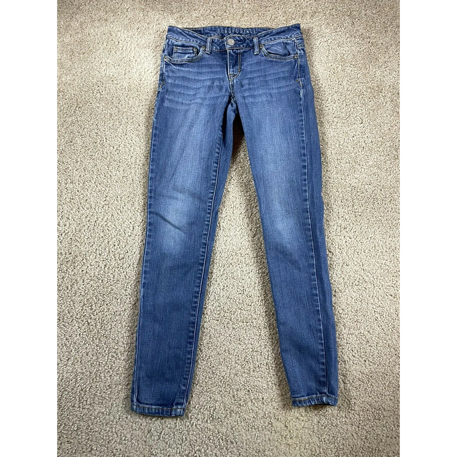 Aeropostale Jegging Blue Jeans Women's Size 0 Regular Low Rise