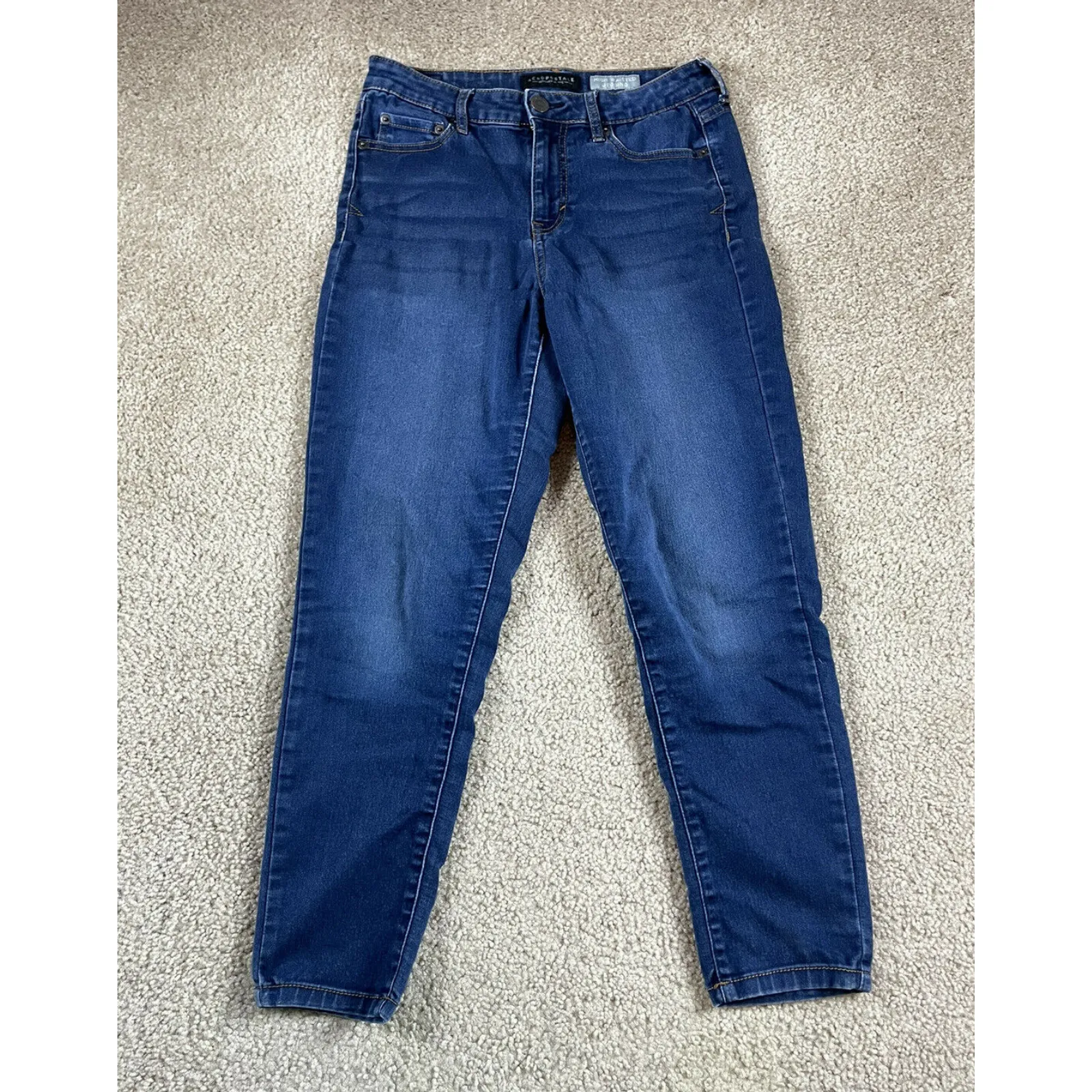 Aeropostale Jegging High Wasted Blue Jeans Women's Size 8 Short