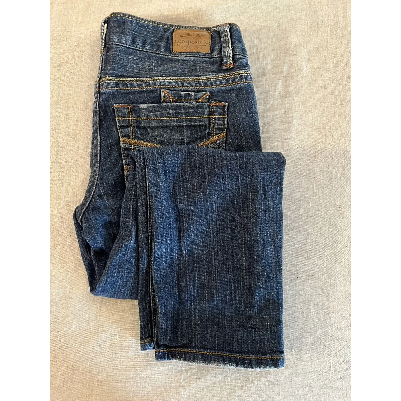 Aeropostale, Cropped, Women's Denim Blue Jeans, Size 5