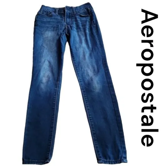 Aeropostale Size 000 Long High Waisted Jegging Jeans