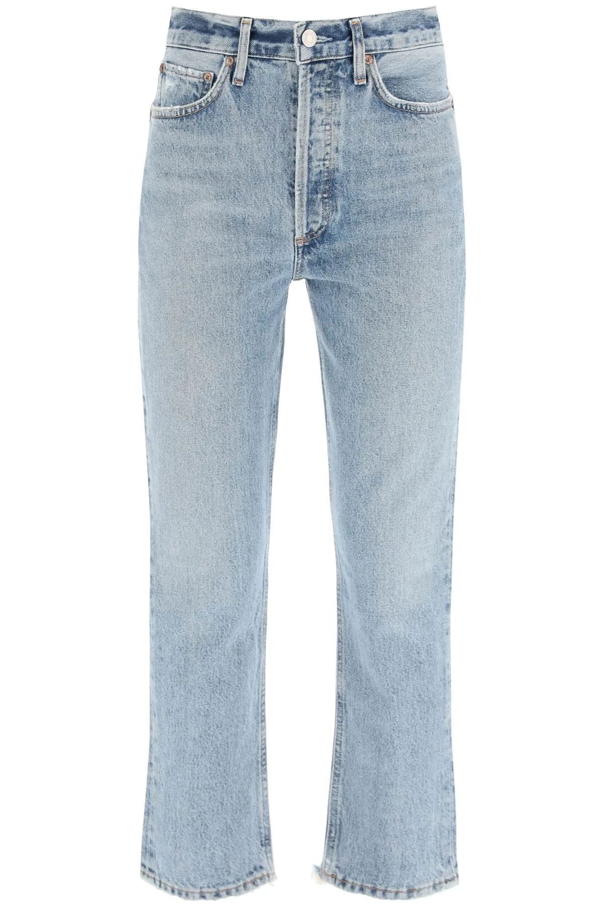 Agolde high rise straight crop jeans