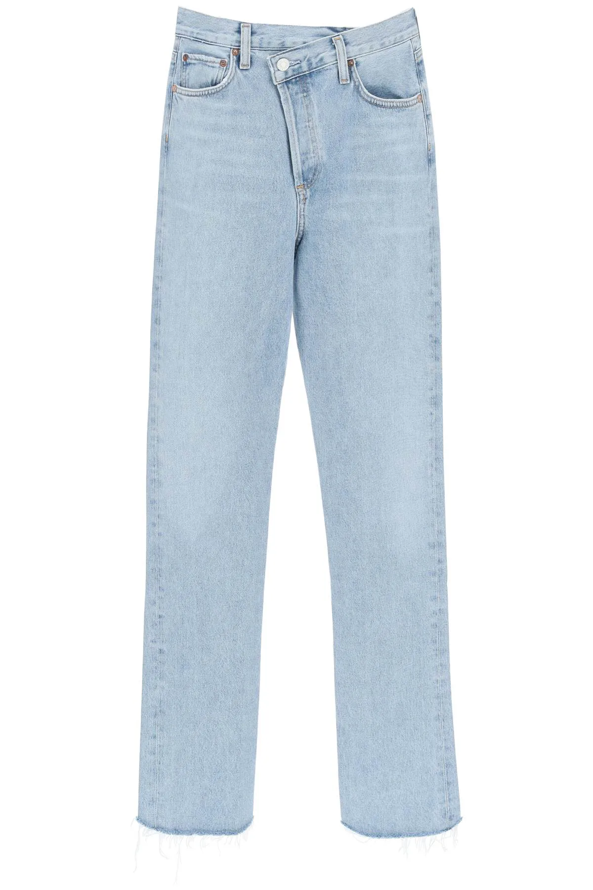 Agolde offset waistband jeans