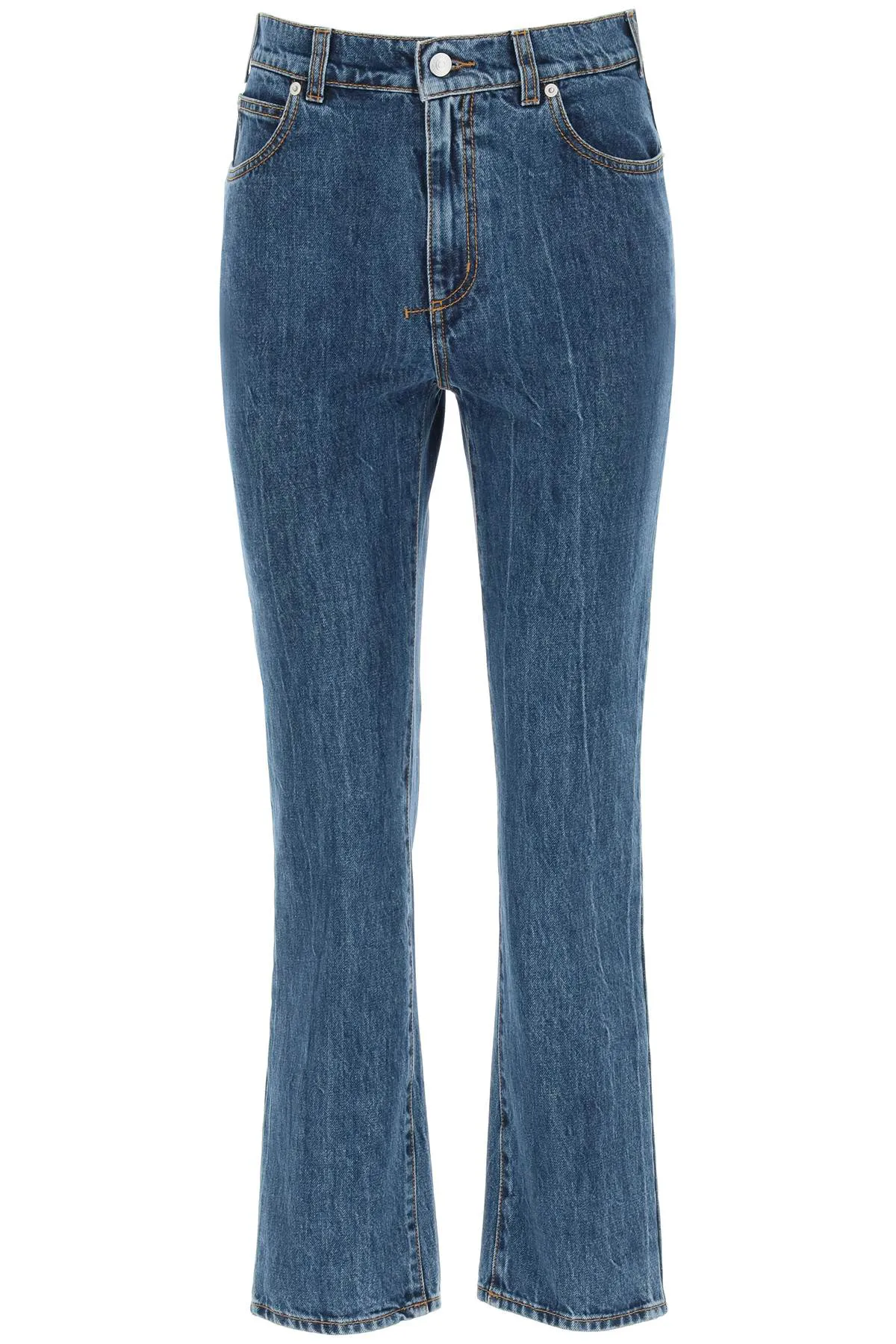 Alexander mcqueen boyfriend slim medium wash jeans