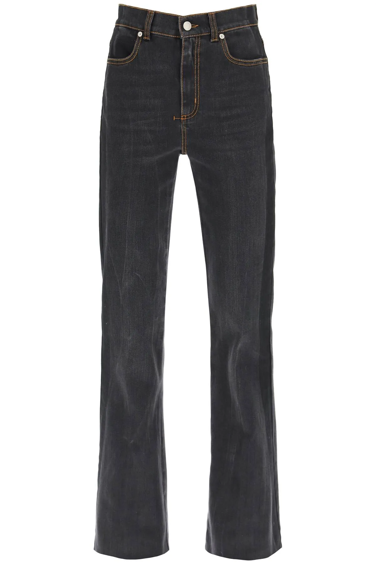 Alexander mcqueen bootcut stretch denim jeans