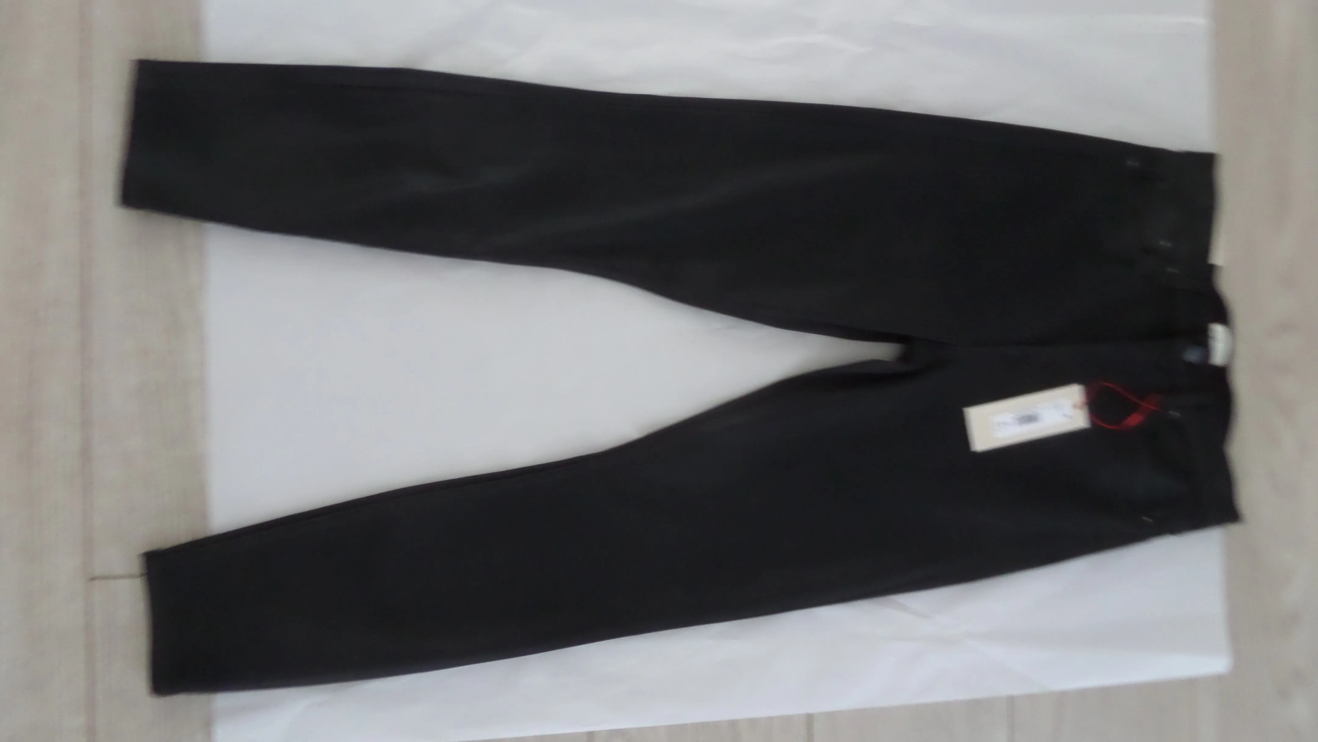 Alice and Olivia women black coated jeans
