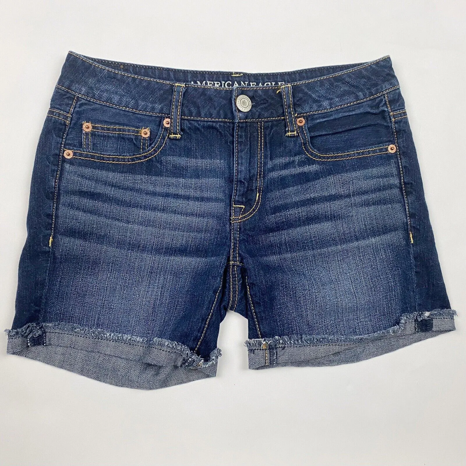 AMERICAN EAGLE Midi Jean Shorts - Size 0