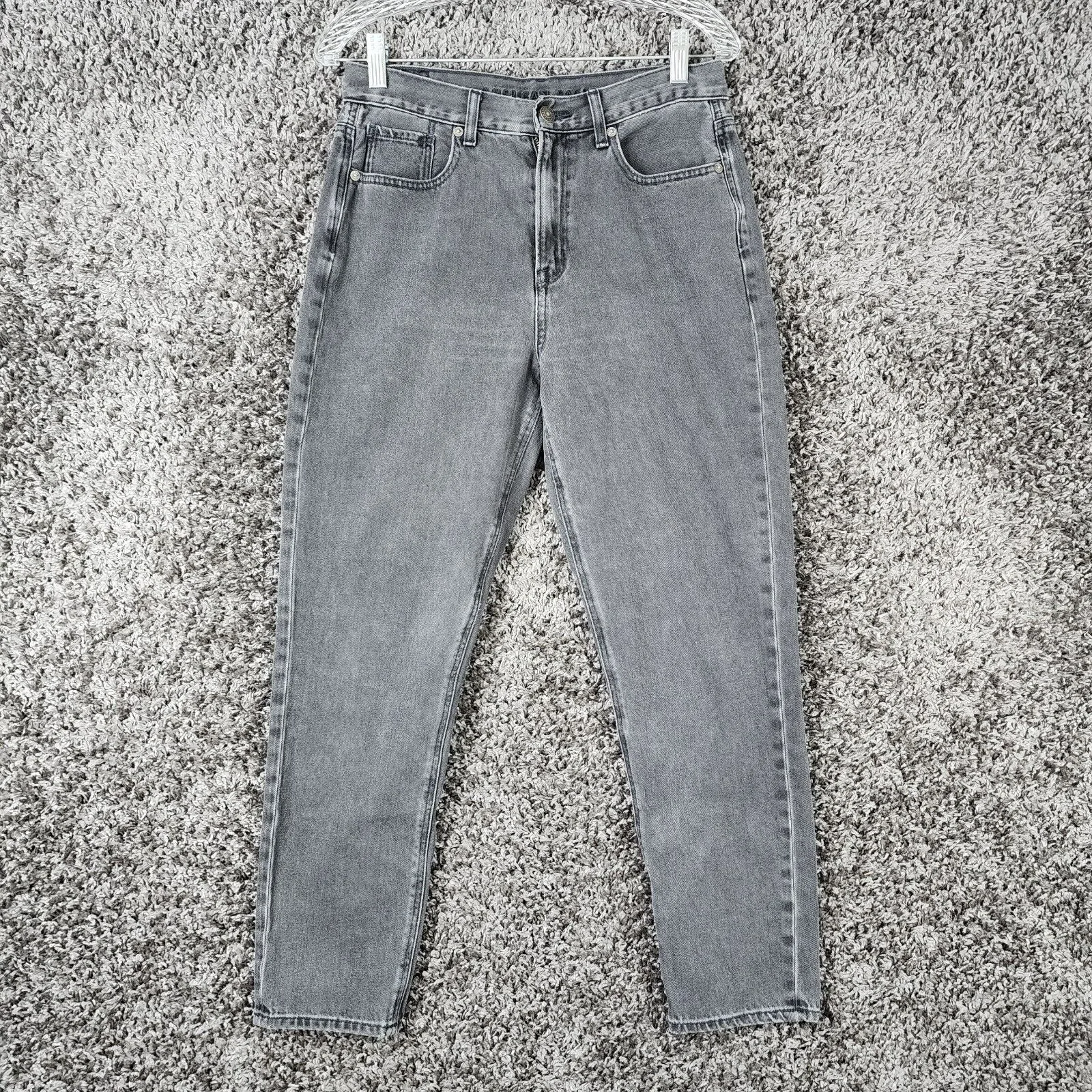 American Eagle Womens Mom Black Jeans Size 6