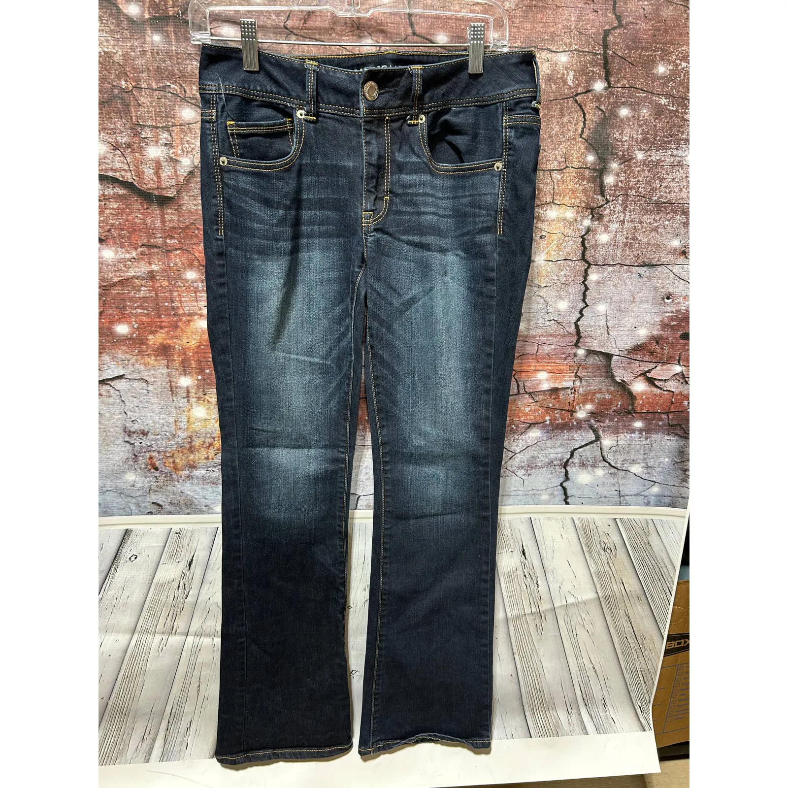 American Eagle Kickboot Jeans Womens 6 Regular Dark Wash