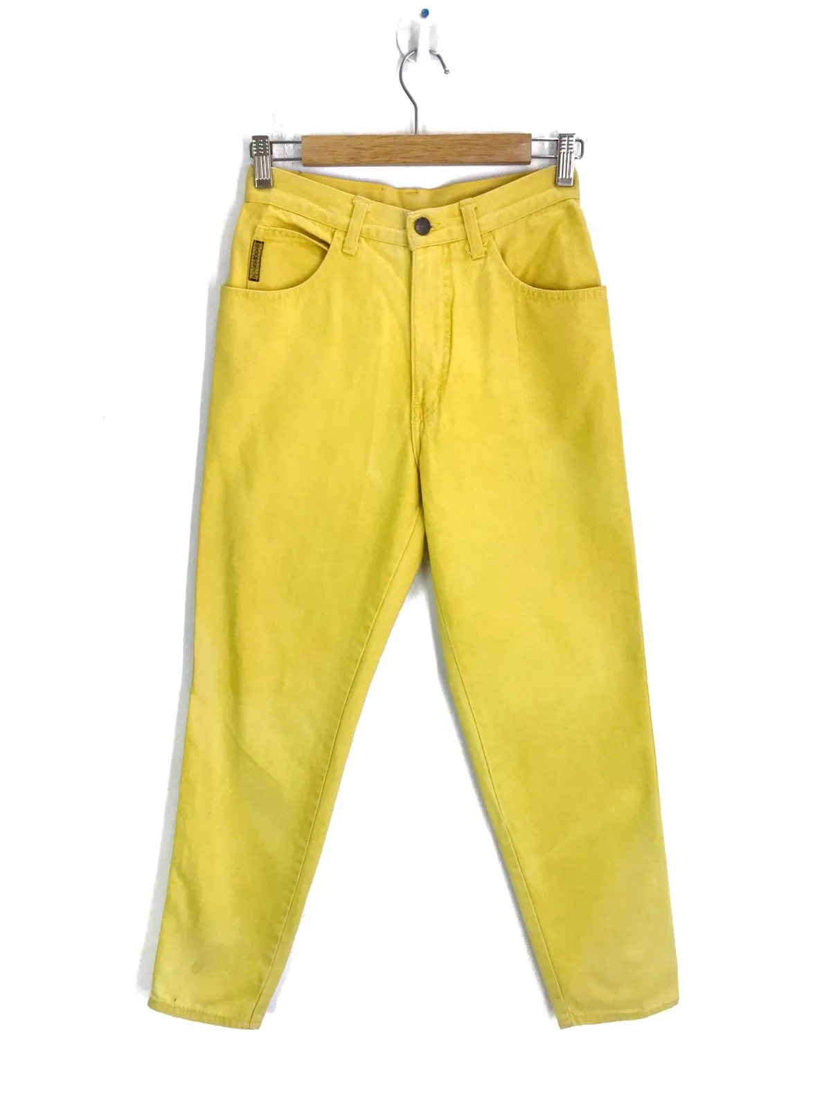 Vintage Giorgio Armani Made In Italy Yellow Denim Jeans