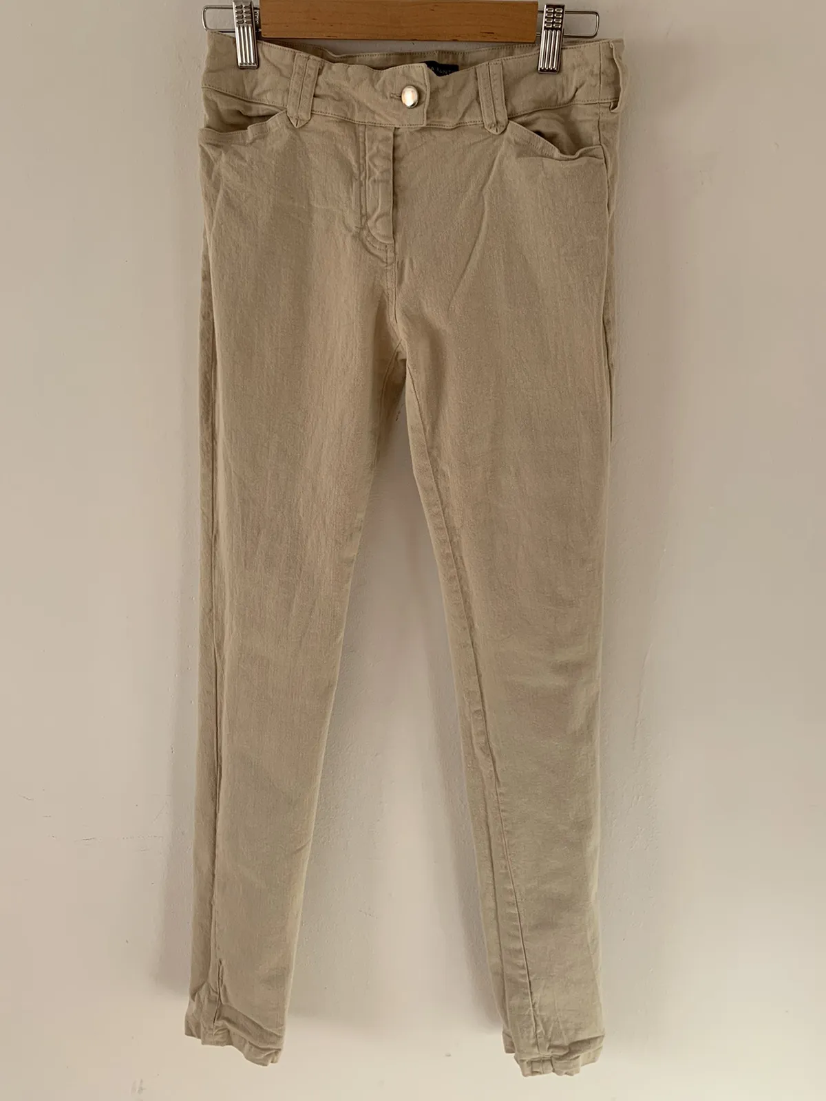Balenciaga Paris Beige Jeans