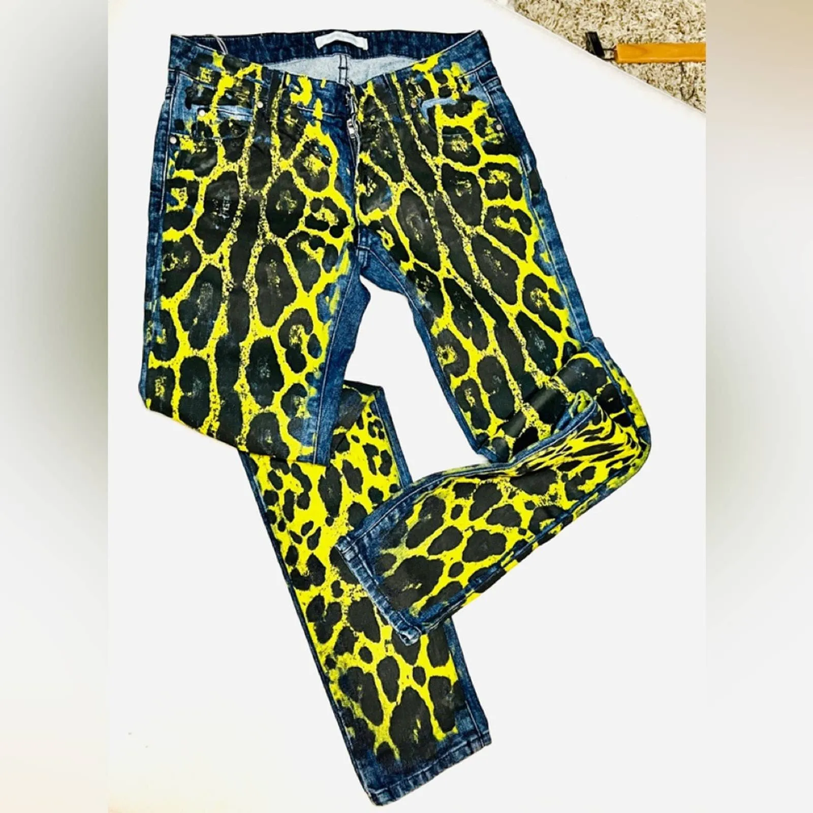 NWT Balmain Printed Jeans
