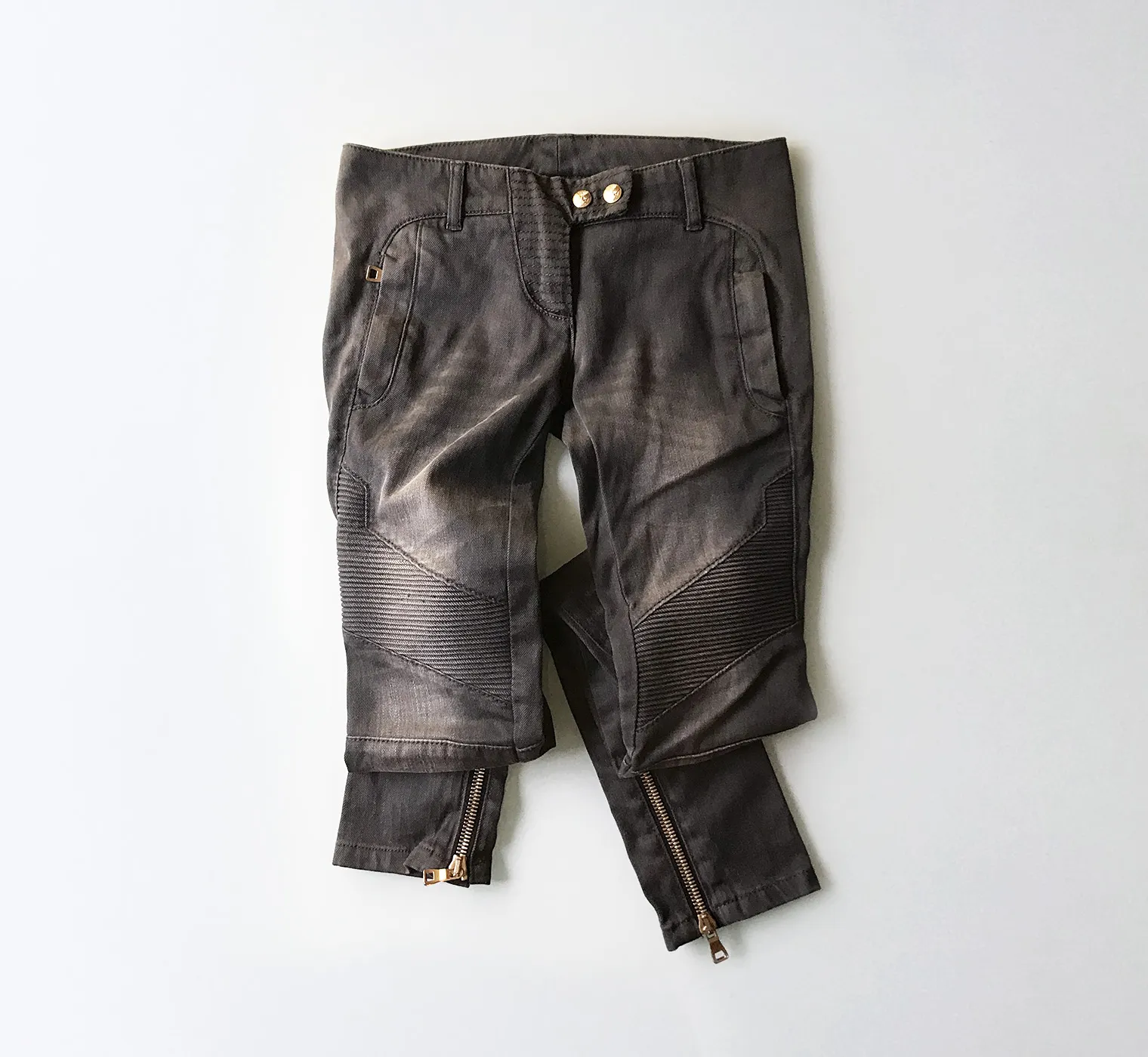 Balmain SS10 Biker Jeans
