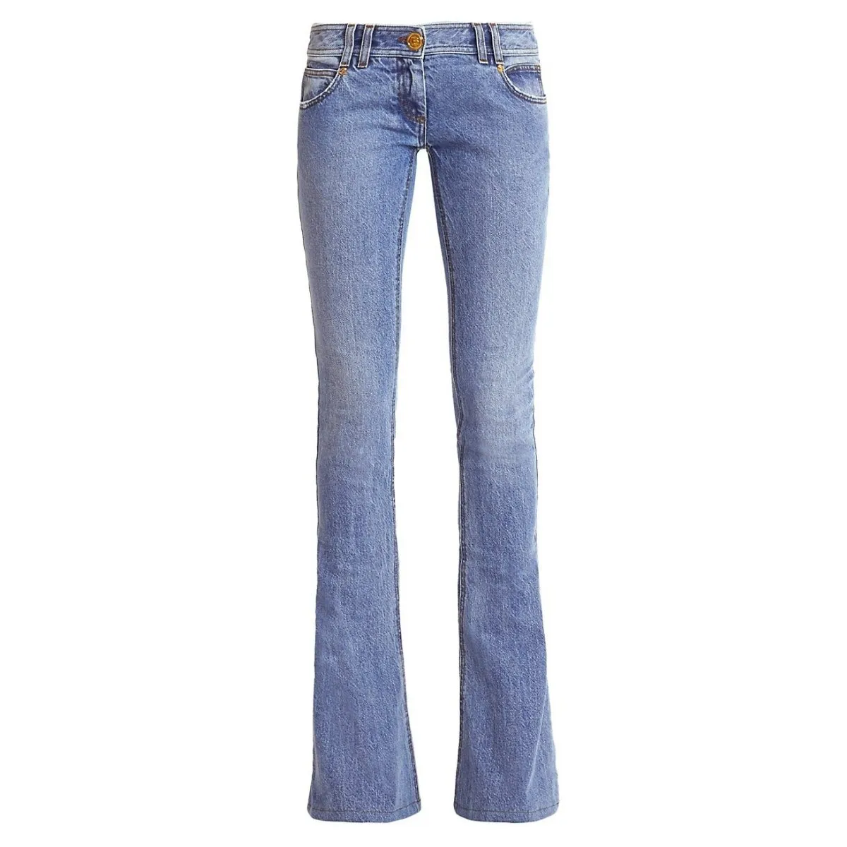 Monogram Low-Rise Bootcut Jeans