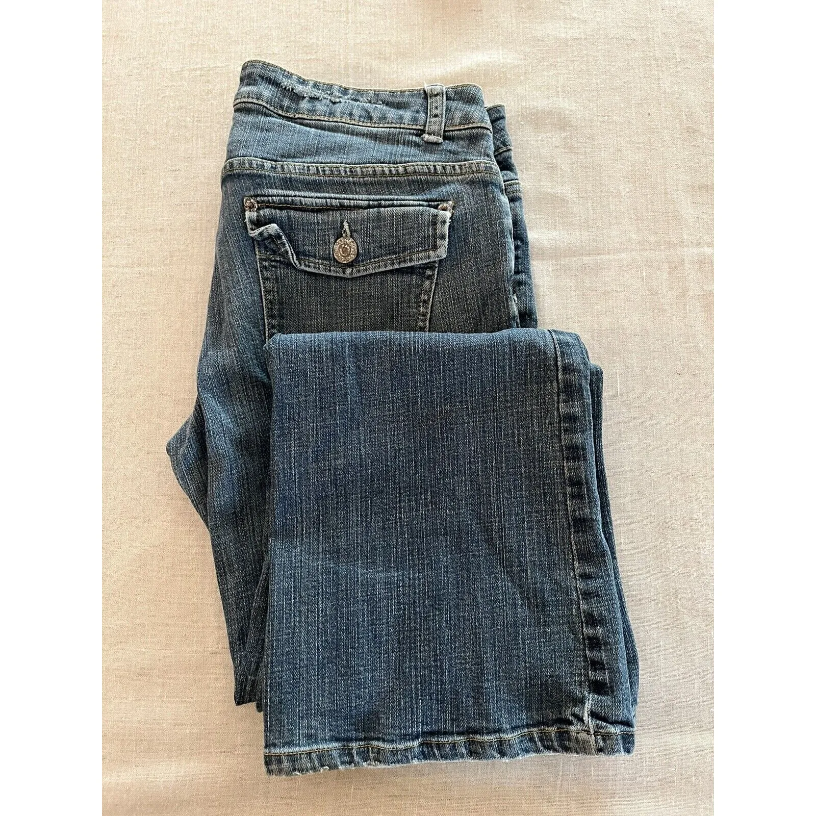 Banana Republic, Bootcut Back Flap Pockets, Women's Denim Bl