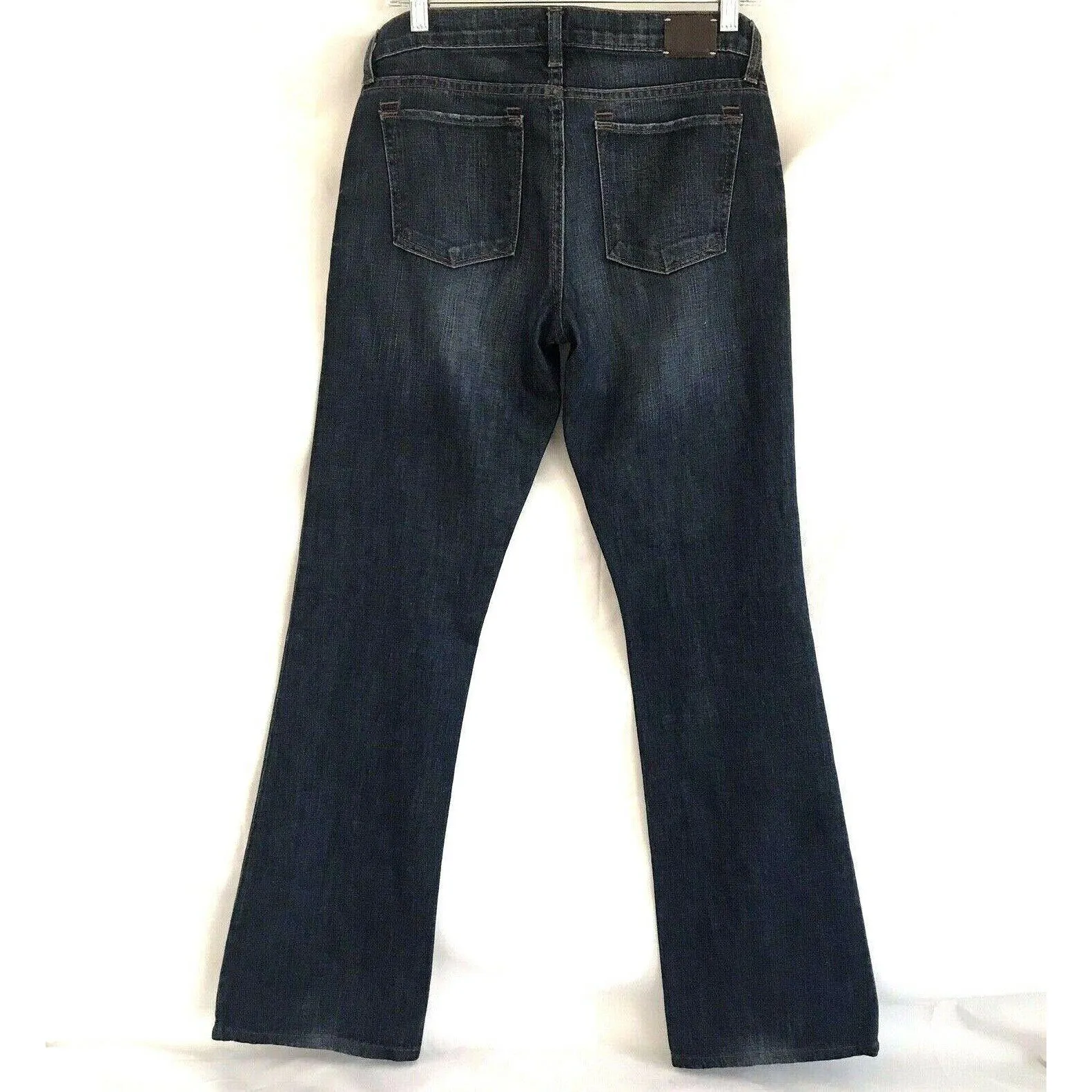 Banana Republic Bootcut Distressed Denim Jeans 27x33 Dark Wa