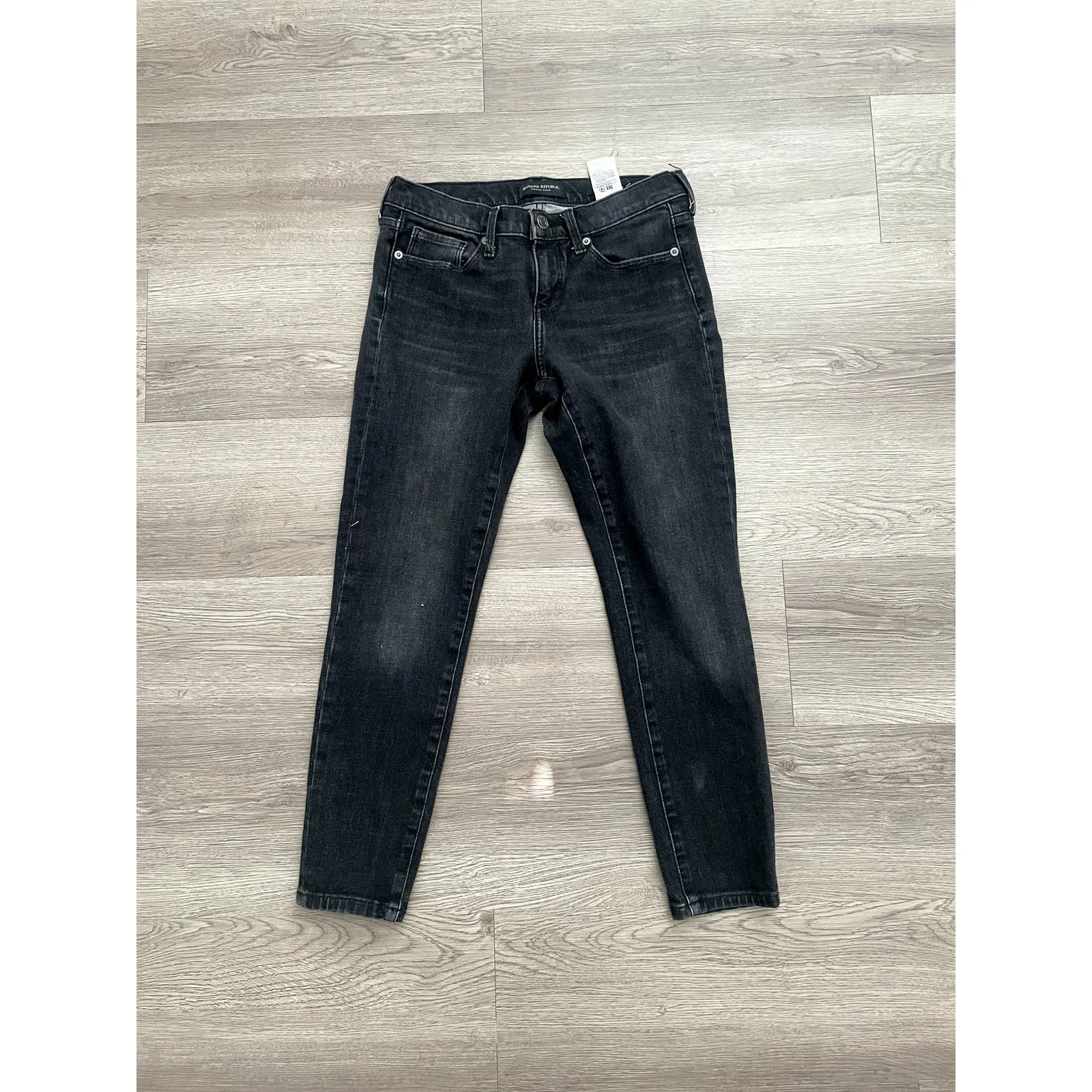 Banana Republic Black Skinny Jeans 26P
