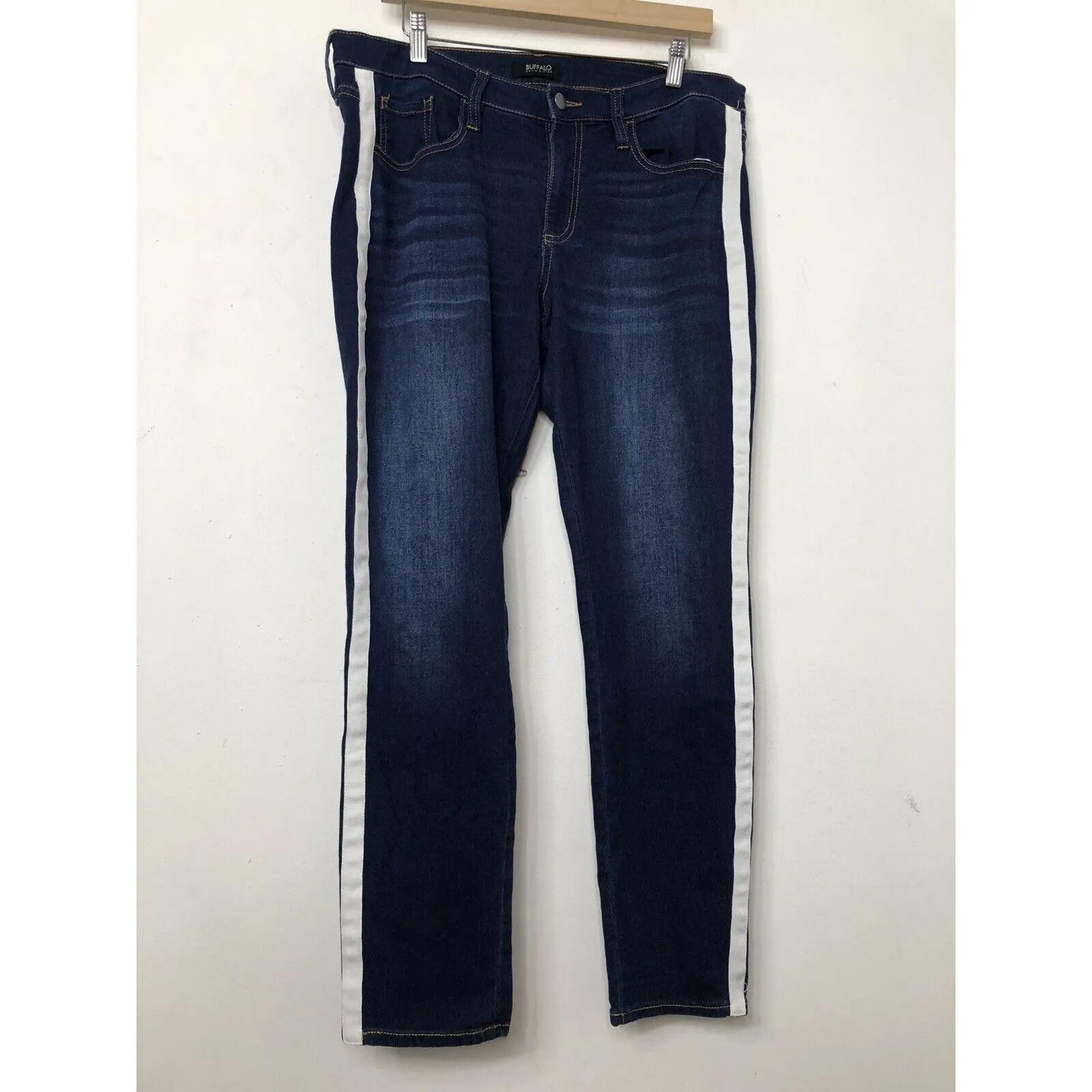 Buffalo David Bitton Faith Womens 32x30 Blue Denim Jeans