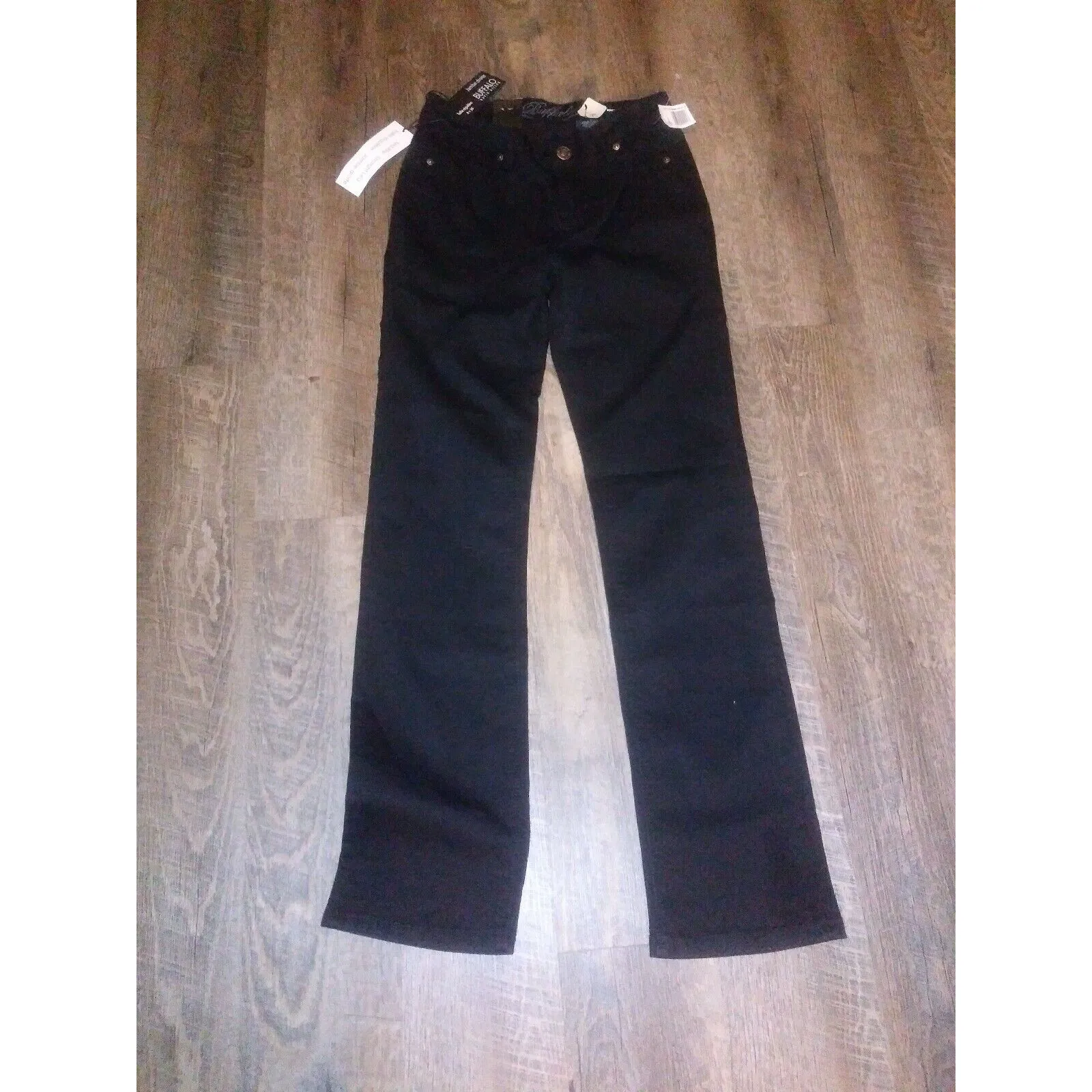 Buffalo David Bitton Jeans Womens Black Sx 4X30 Misha Straight Leg NWT