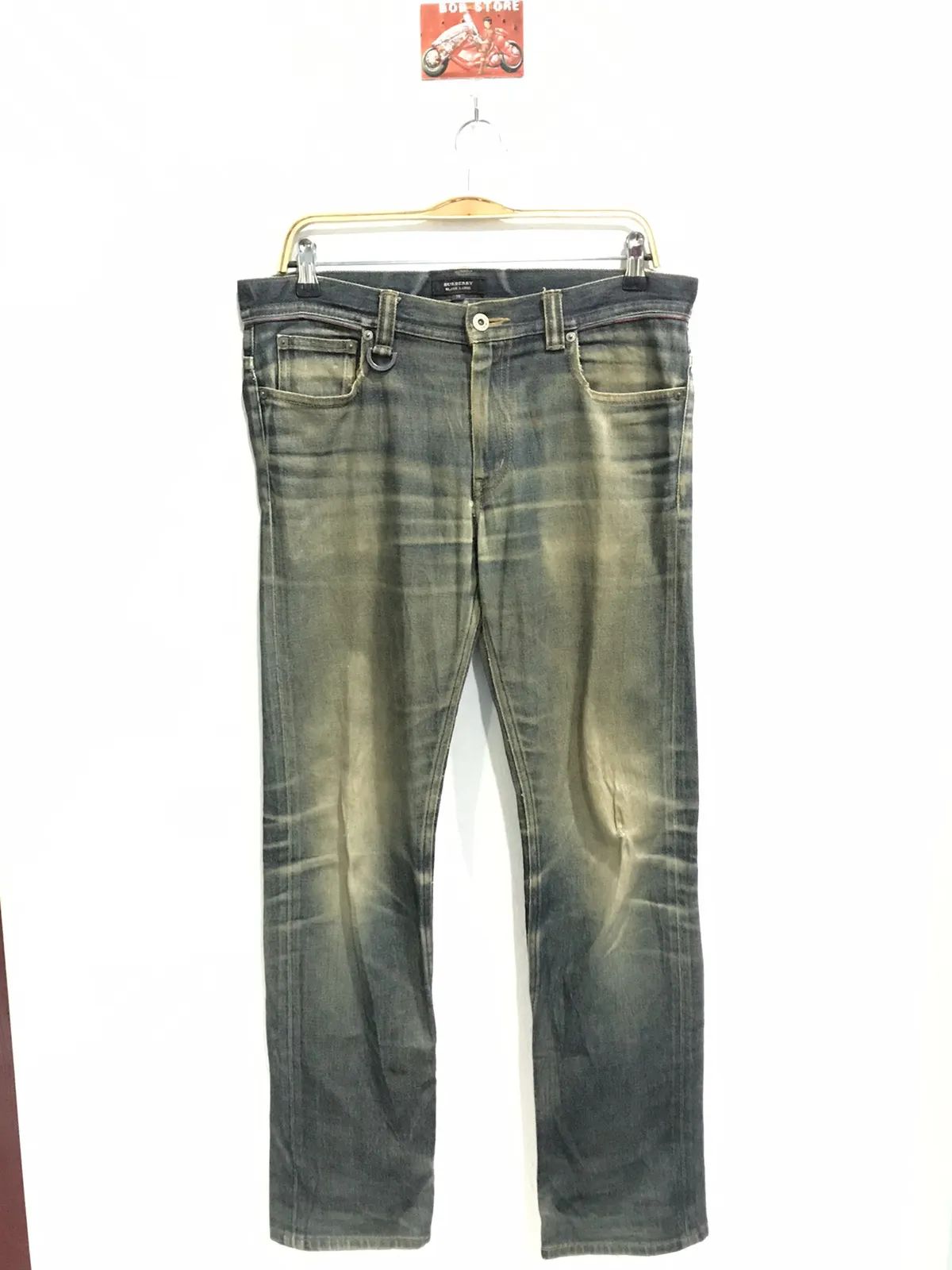 Vintage Burberry Distrese Denim