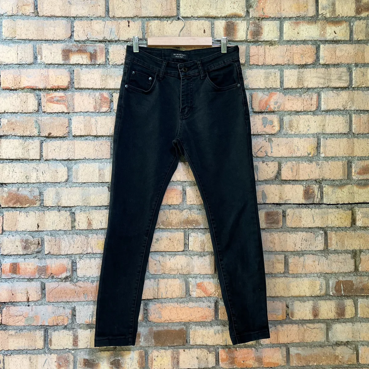 Vintage Burberry Brit Black Skinny Jeans Women’s