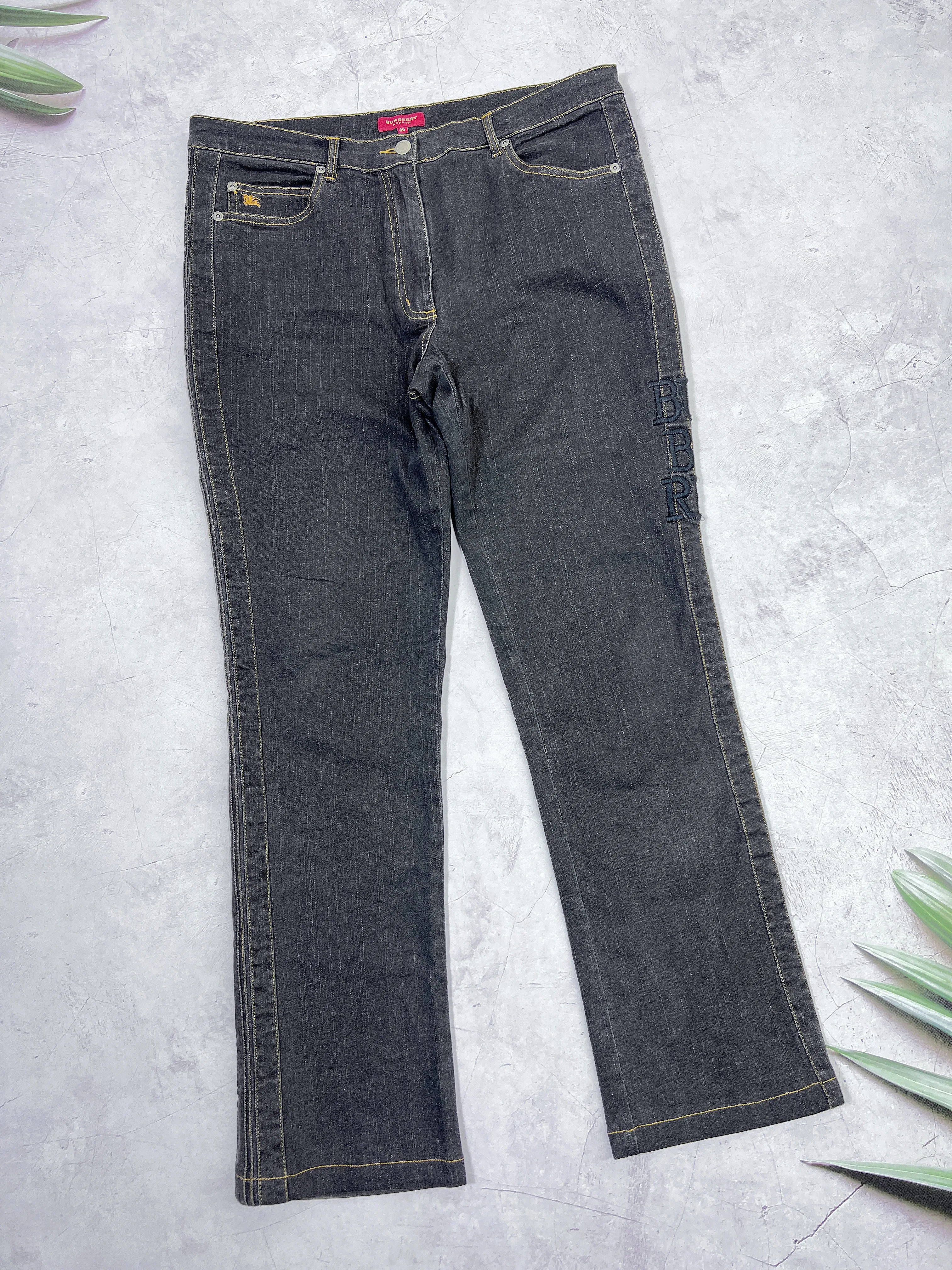Burberry London Flared Jeans Denim Pants Womens