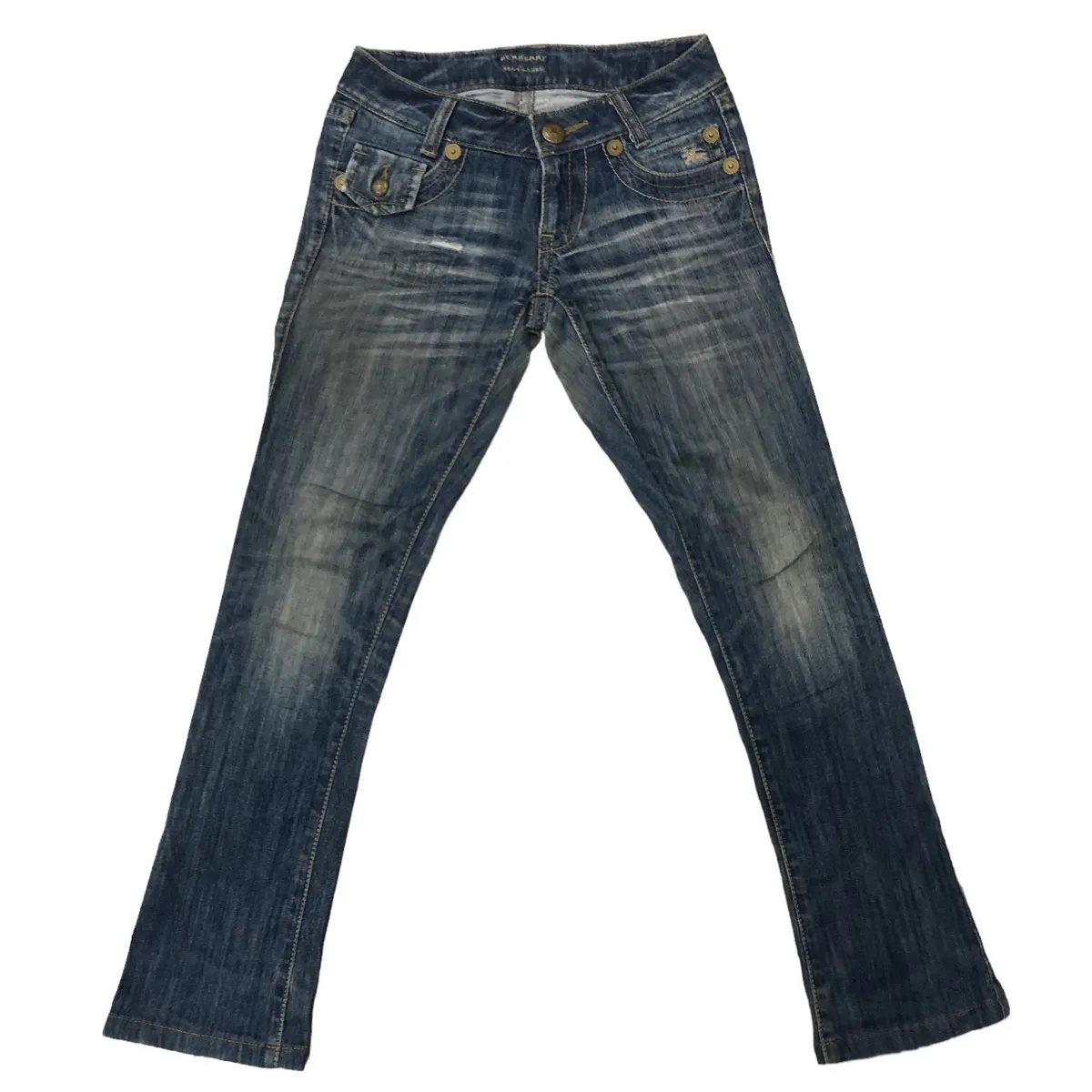 Burberry Blue Label Distressed Denim Jeans Pant