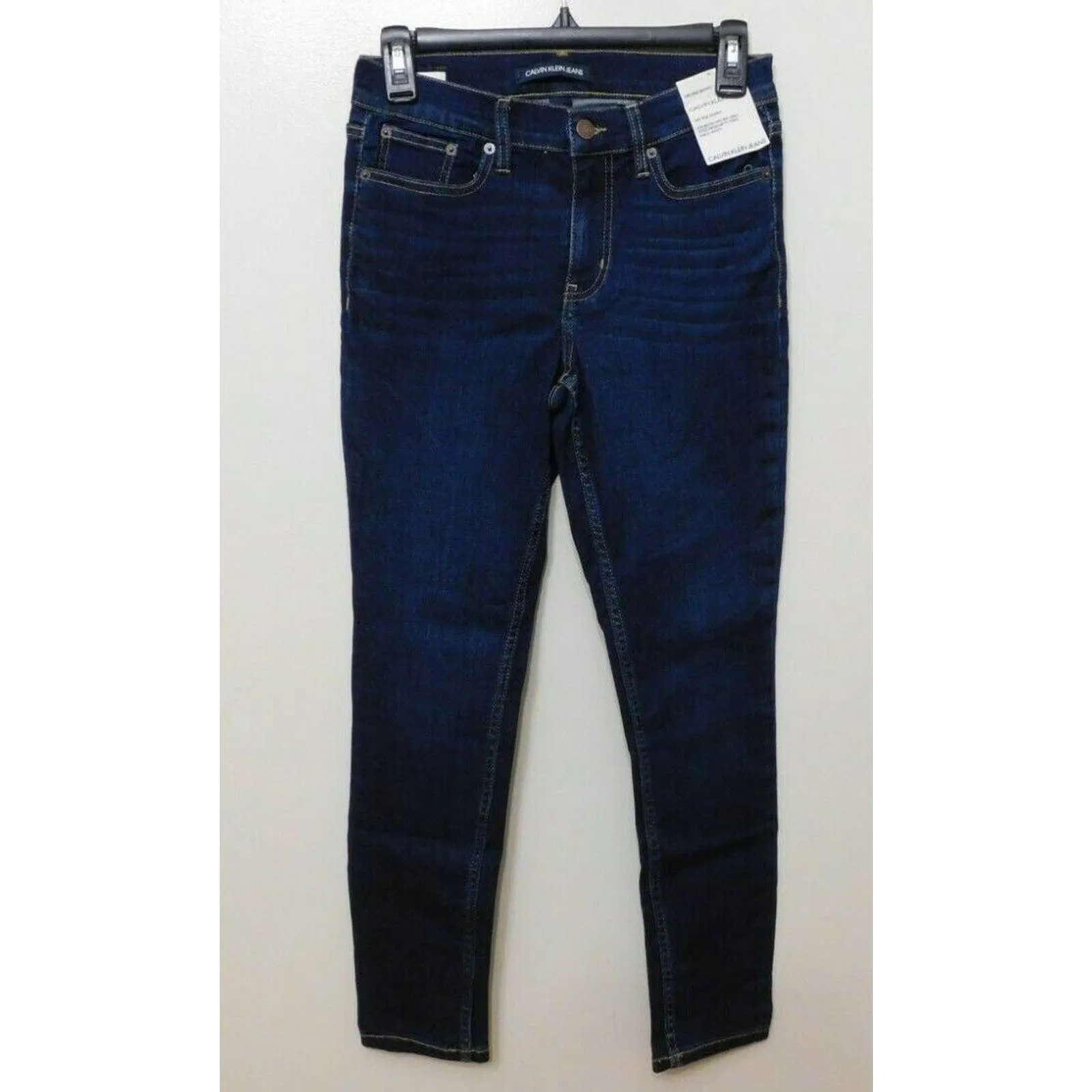 JR86 Calvin Klein Jeans Blue Mid Rise Skinny Jeans 26 x 27