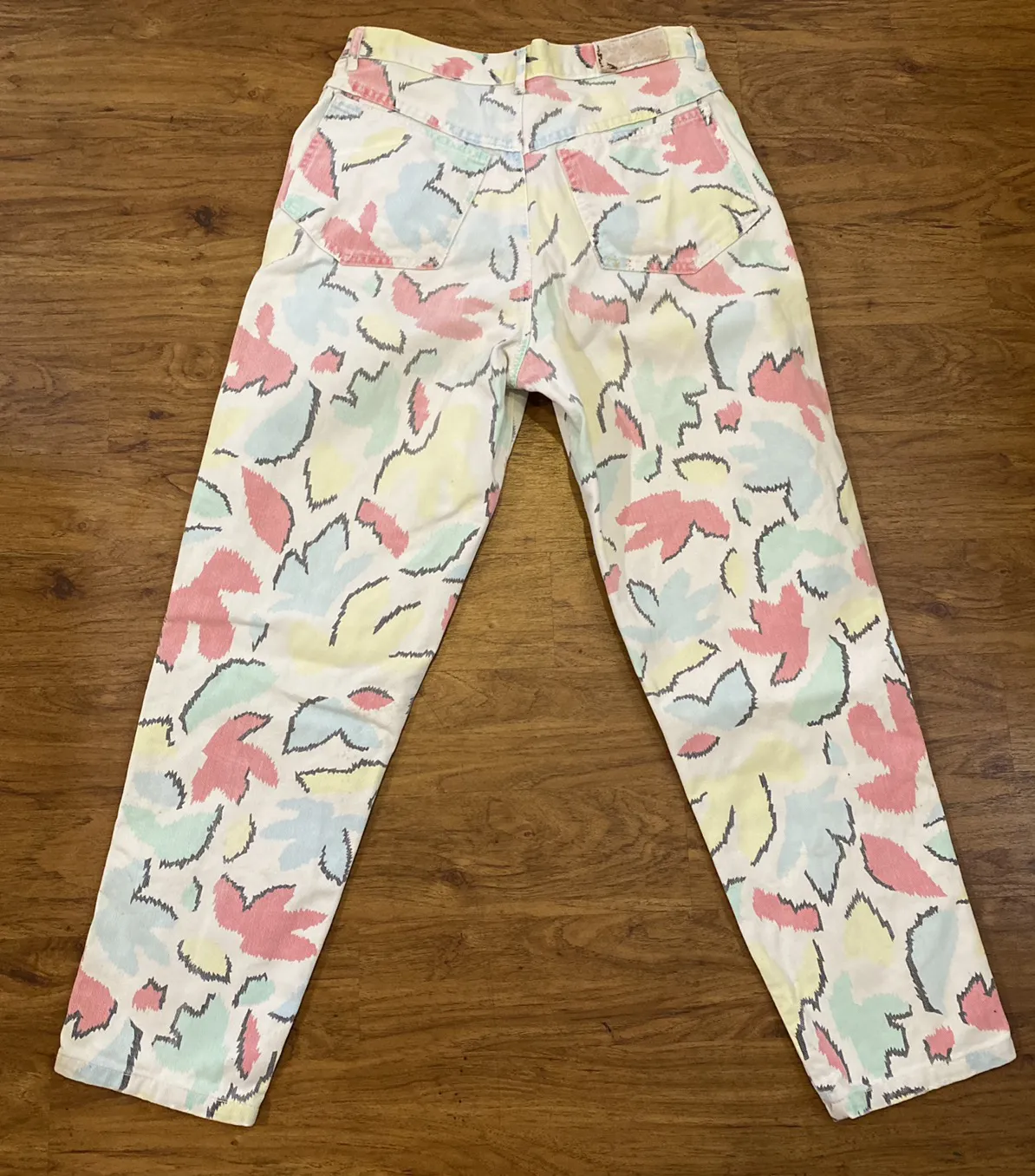 Vintage 80’s Calvin Klein Sport Jeans Denim Art Floral