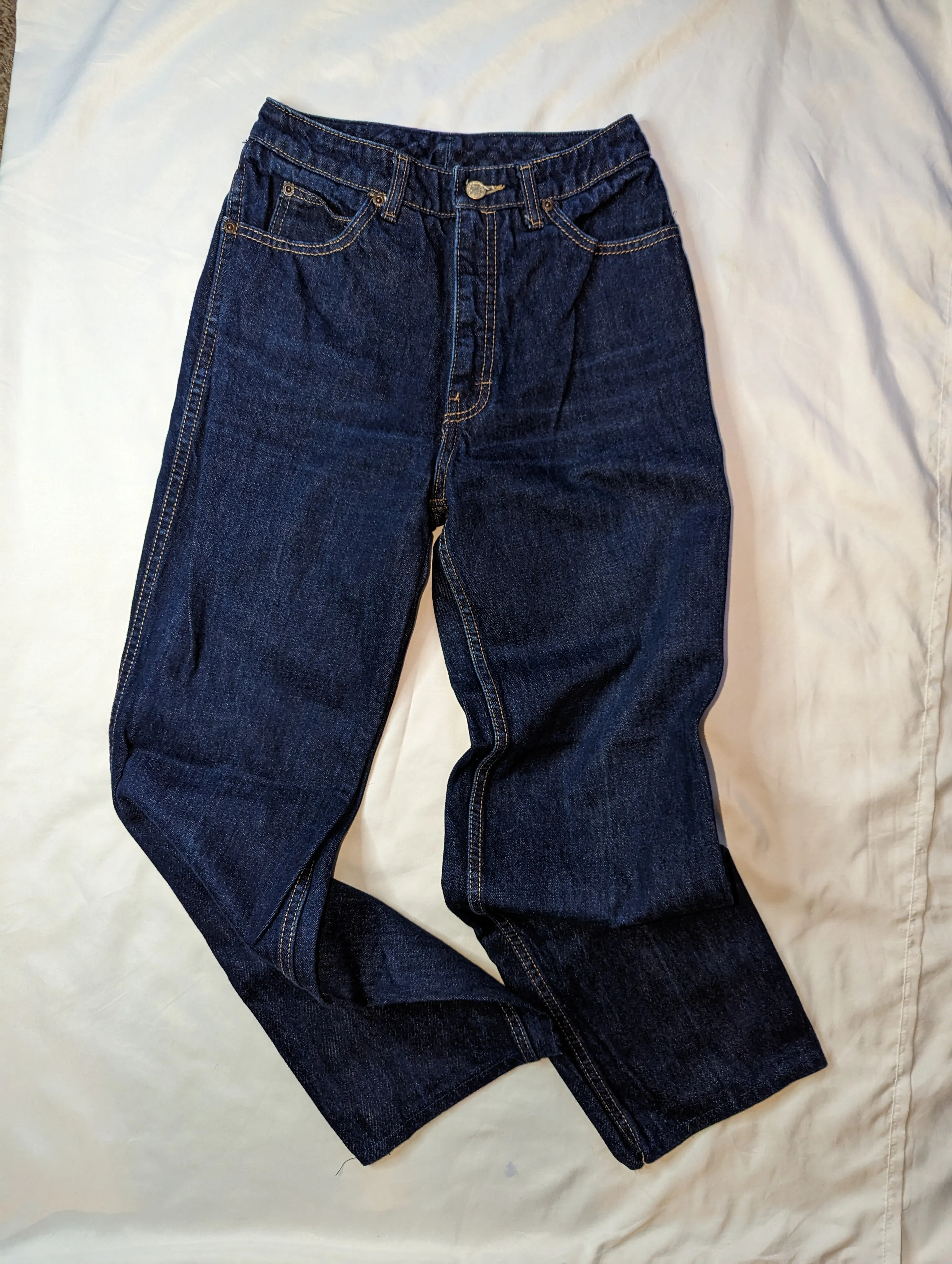 Vintage Calvin Klein Dark Wash U.S.A. Cotton Denim Jeans WOW