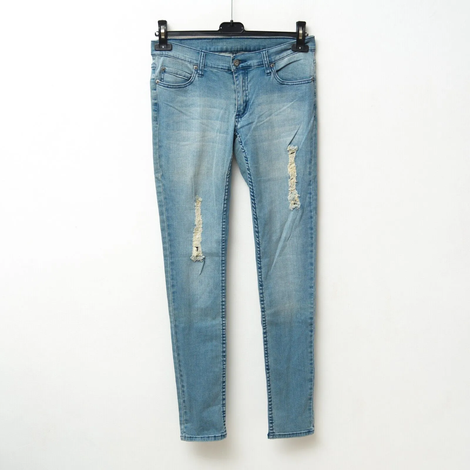 Slim Junk Women's W29 L32 Jeans Skinny Pants Trousers Ripped