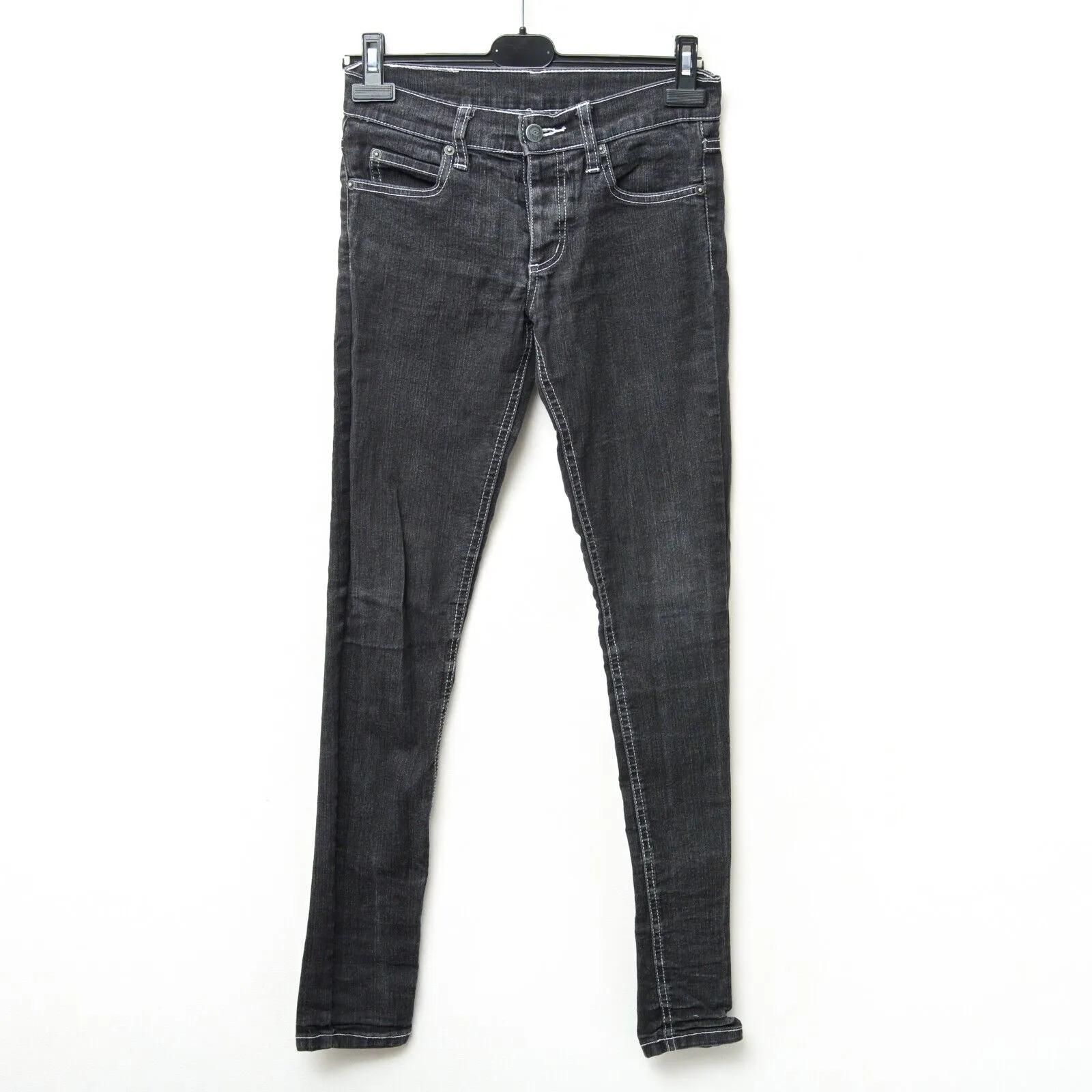 Women's W27 L34 Jeans Slim Pants Trousers Mid Rise Skinny