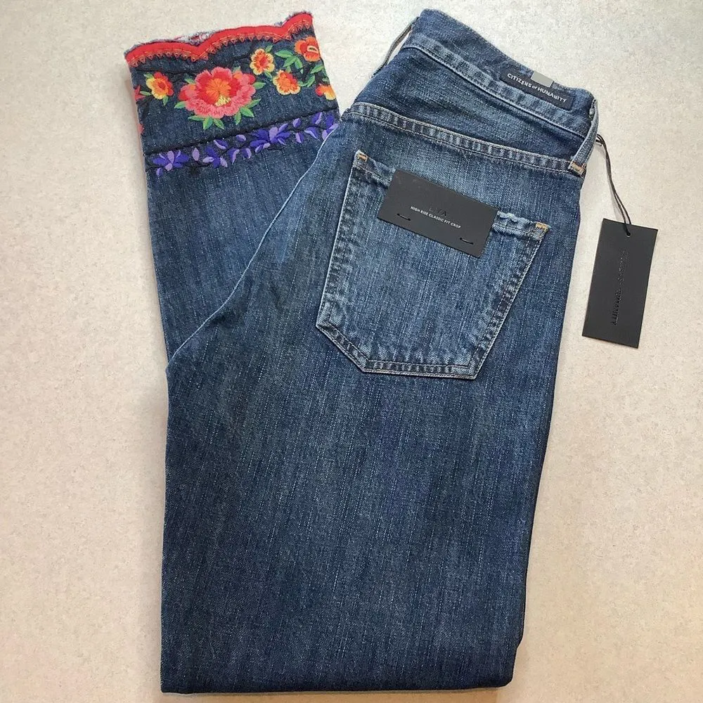 Citizens Of Humanity Jeans 24 Liya High Rise Classic Fit In
