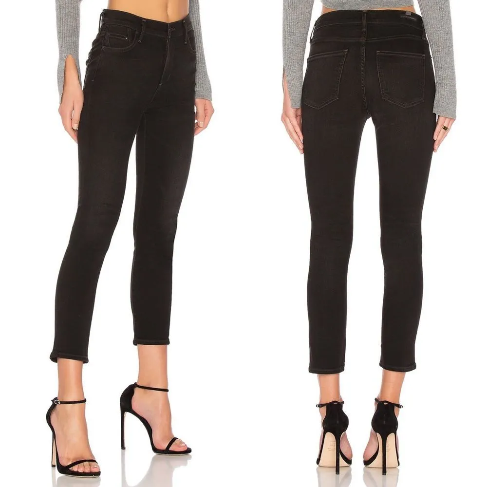 Citizens Of Humanity Rocket Crop High Rise Skinny 26 Darknes
