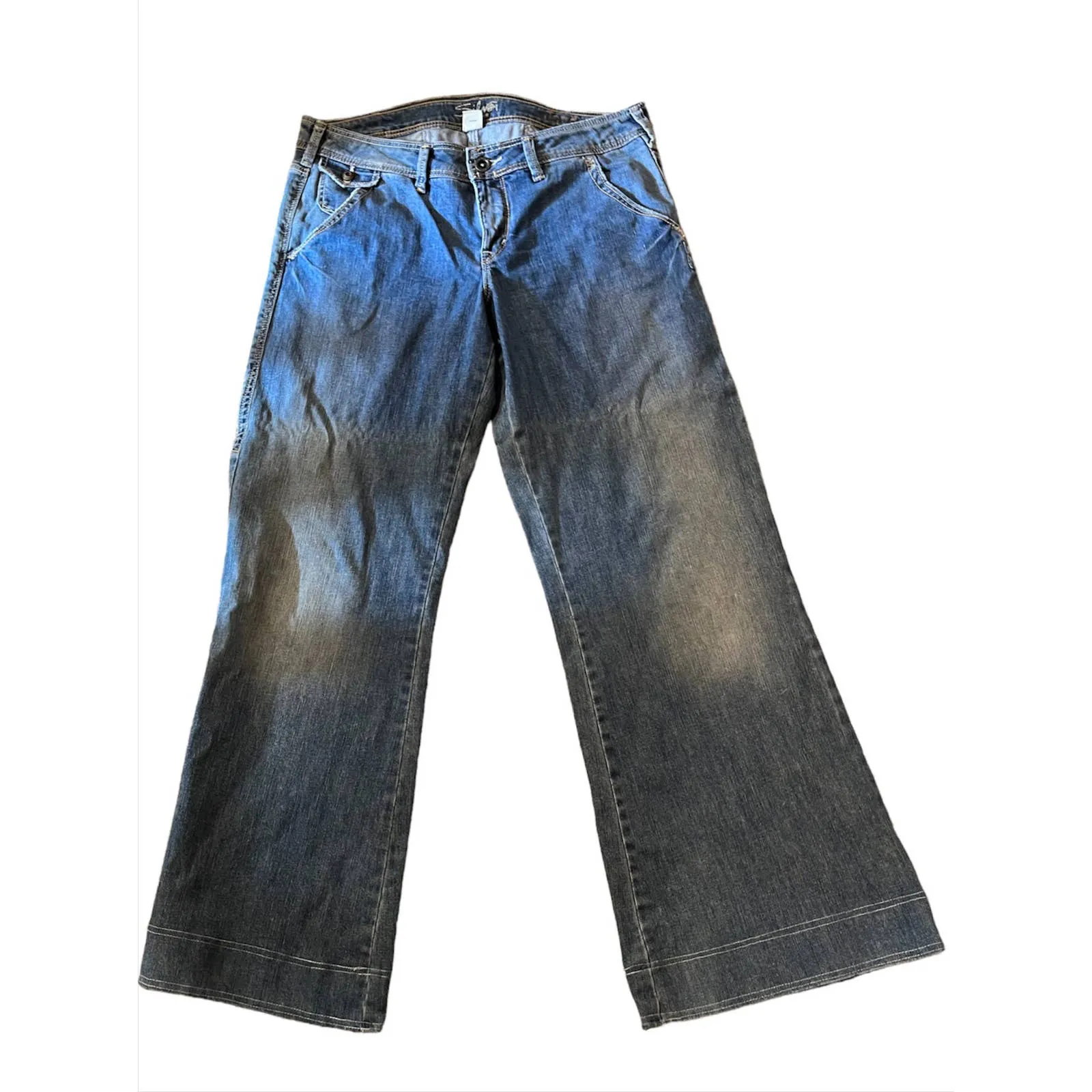 Silver Y2K jeans