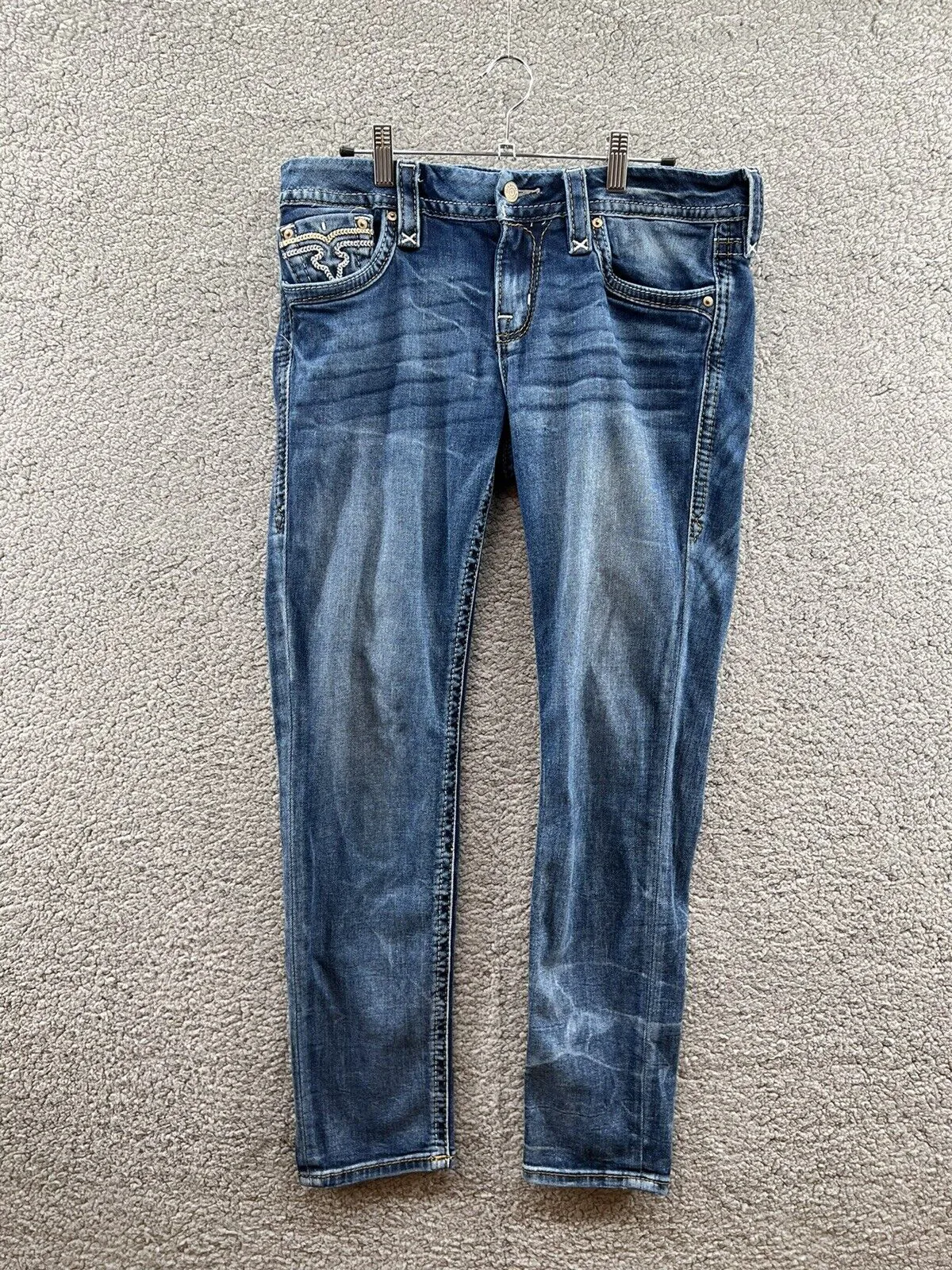 Rock Revival Raven Skinny Denim Jeans Women’s Size 31