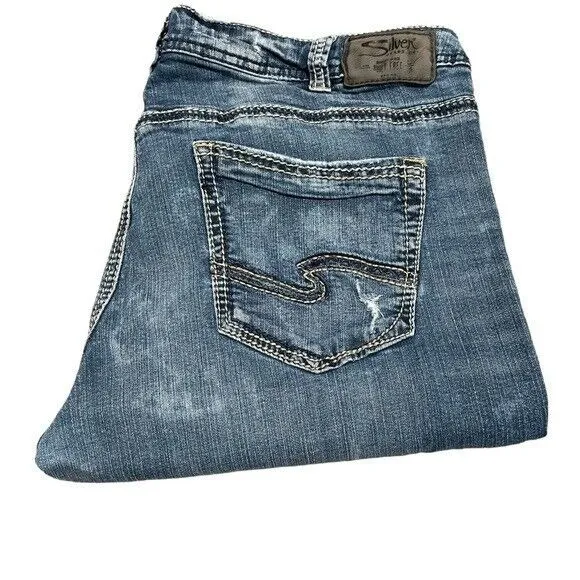Silver Jeans Girlfriend Women’s Size 20 Plus 29L Ankle High