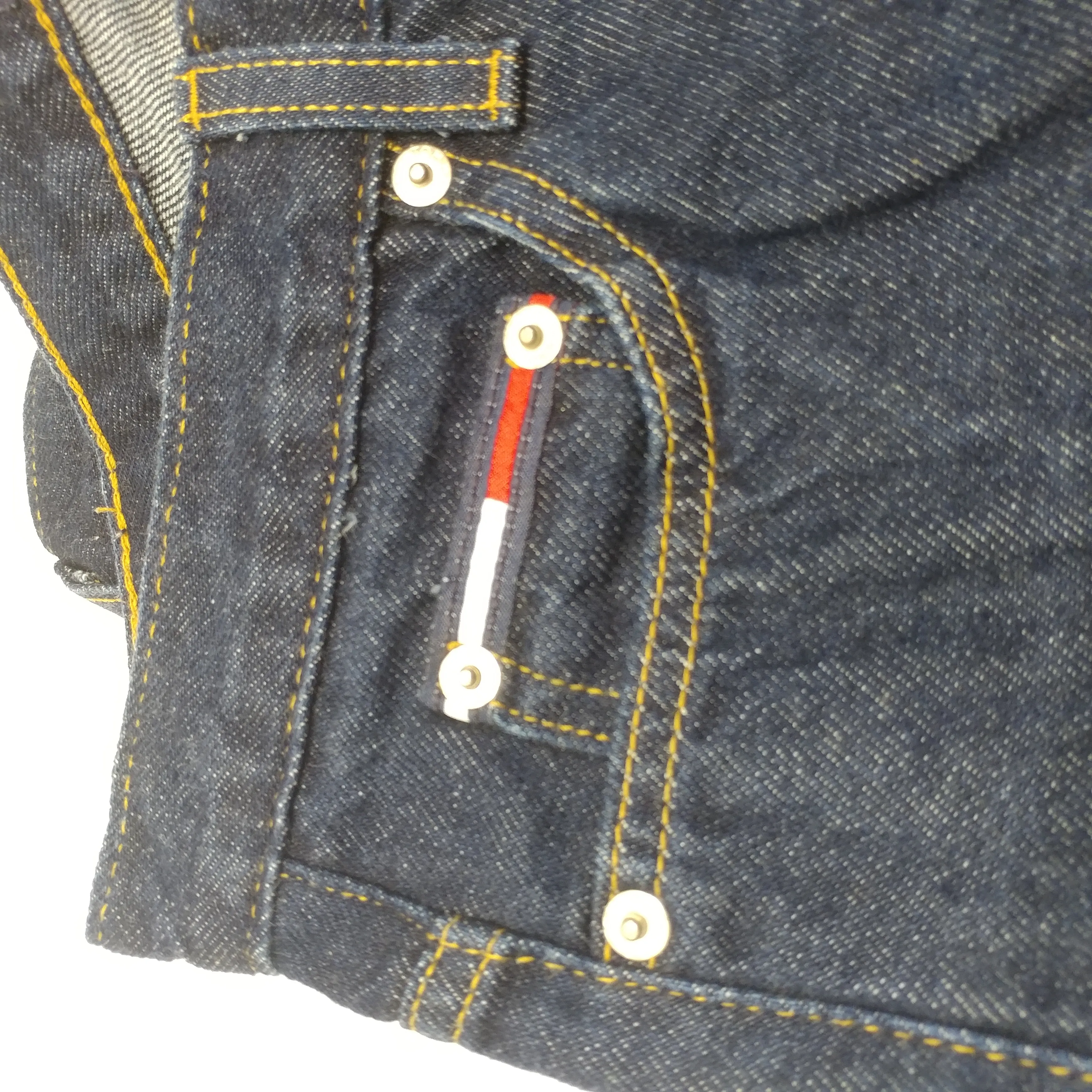 Vintage 90's Tommy Hilfiger Dark Blue Jeans Size 9 Juniors