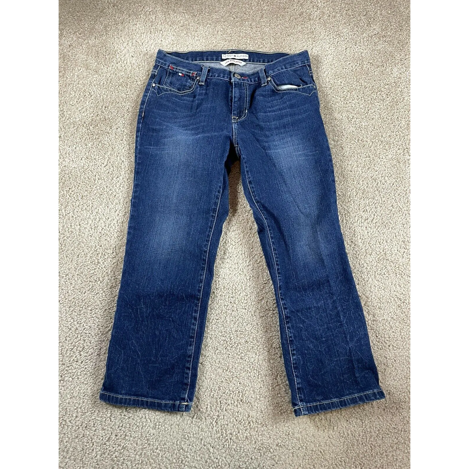 Tommy Hilfiger Low Rise Bootcut Blue Jeans Women's Sz 10