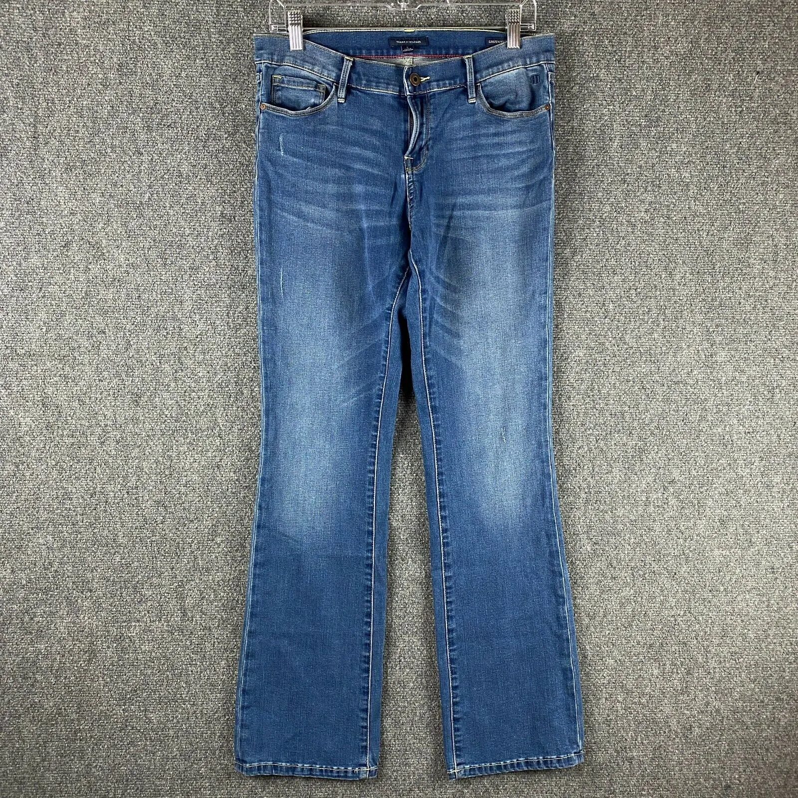 Tommy Hilfiger Greenwich Boot Jeans Women's Size 8 30x32 Mid Rise Cotton Blend
