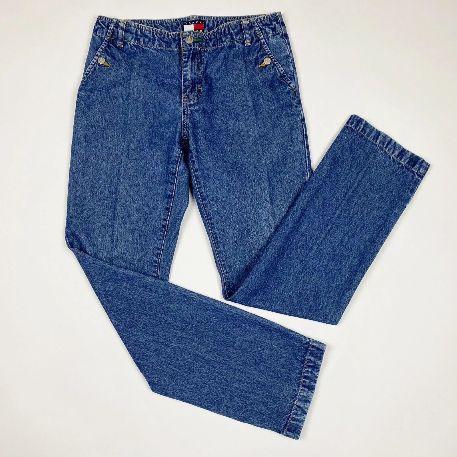 TOMMY HILFIGER Vintage Flat Front Jeans - Jr. Size 7