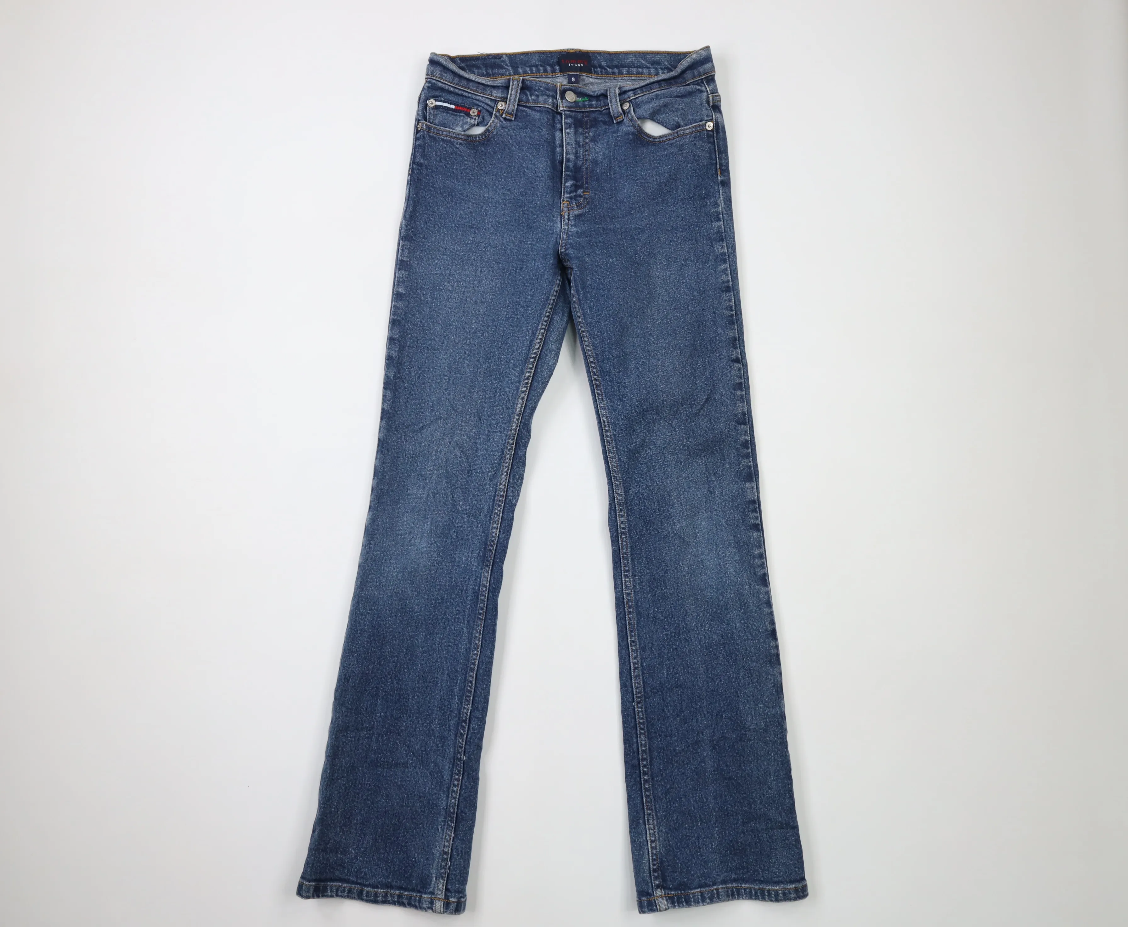 Vintage Tommy Hilfiger Stretch Hipster Flared Denim Jeans