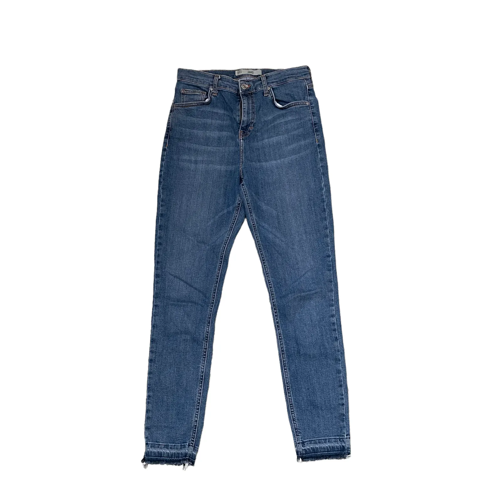 Topshop Moto Jamie Jeans 30Denim Stretch Blend Skinny 26X27