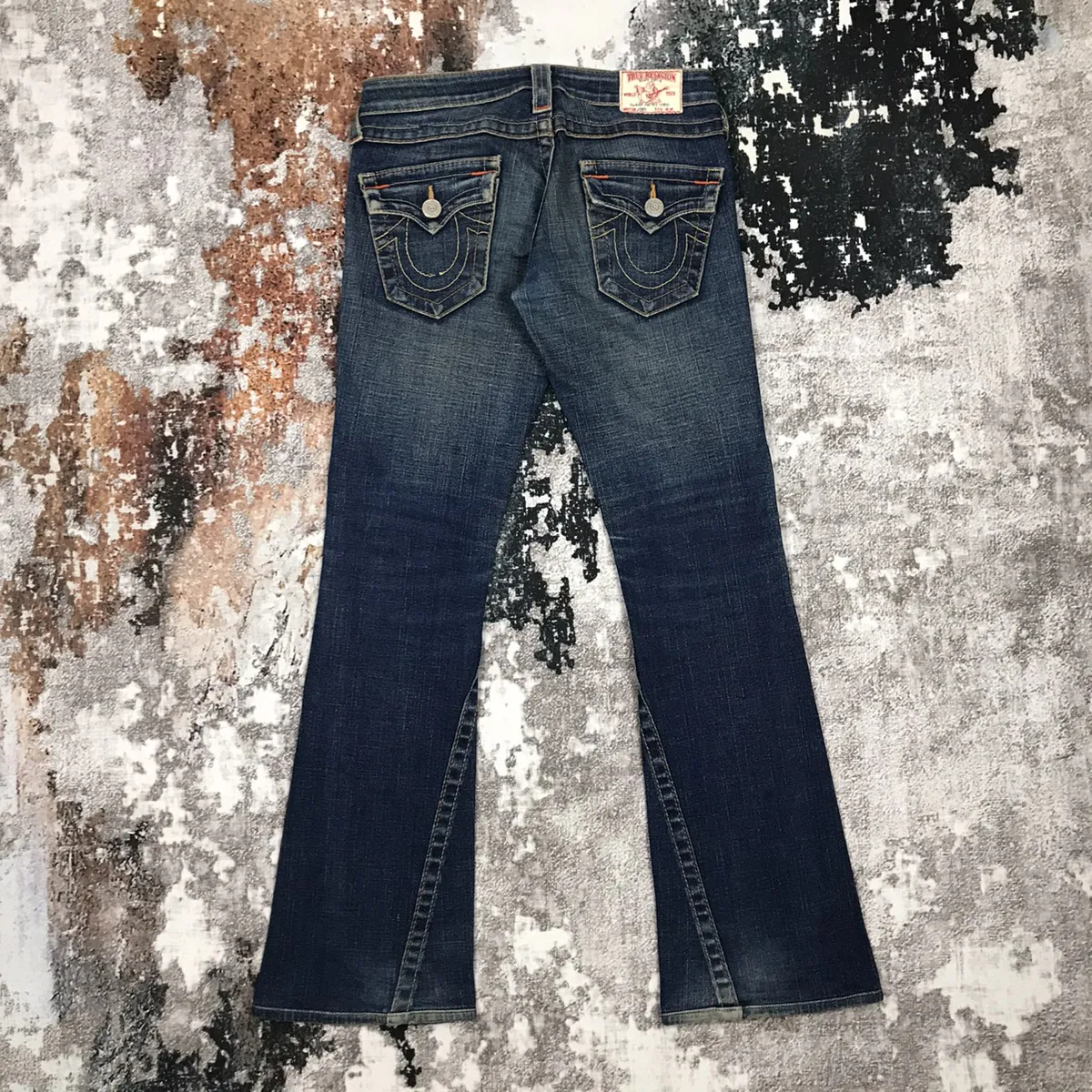 Vintage True Religion Section Joey Flare Denim Jeans